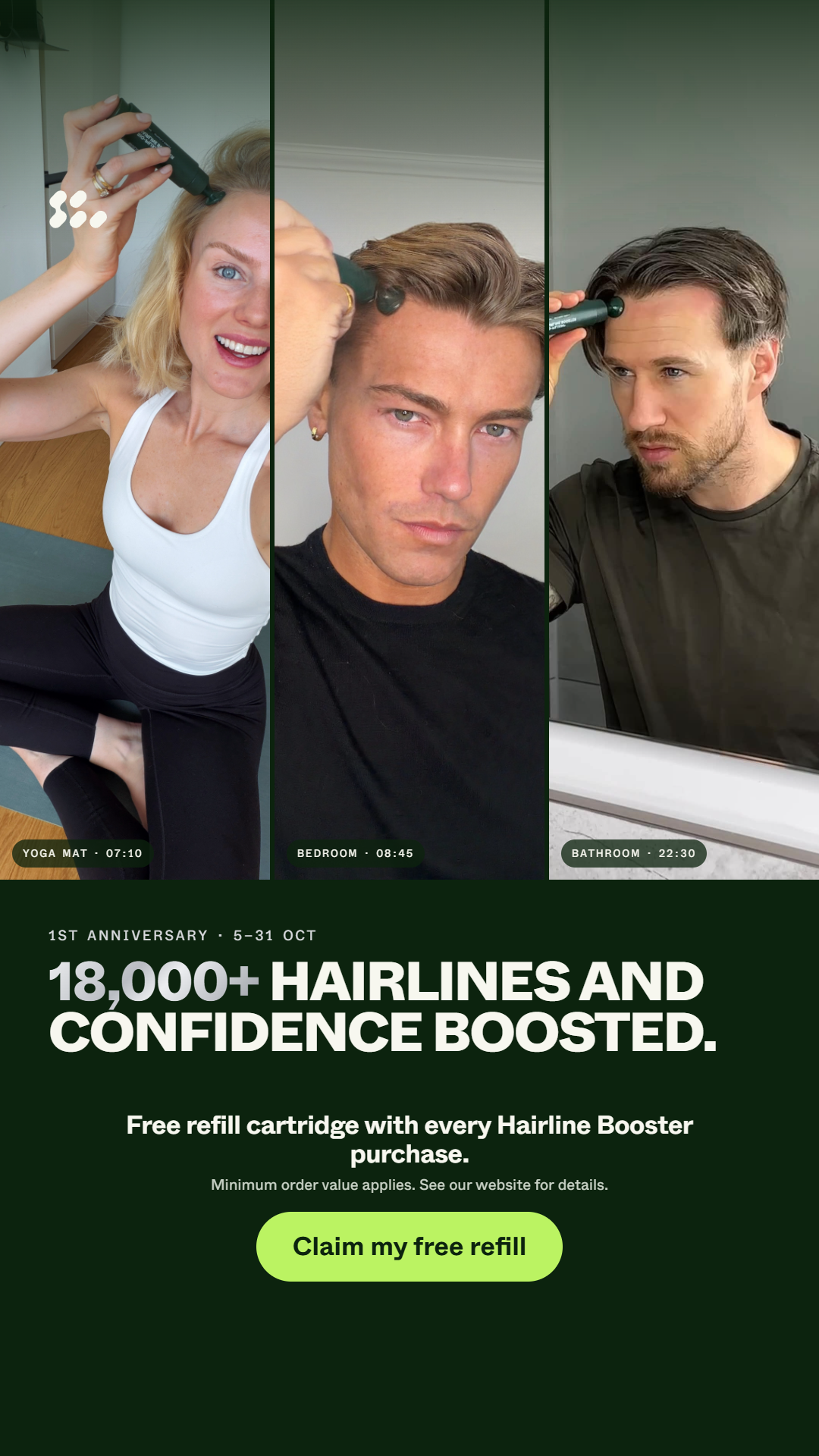Scandinavian Biolabs Facebook ad: Add a Booster, Get a Cartridge Free