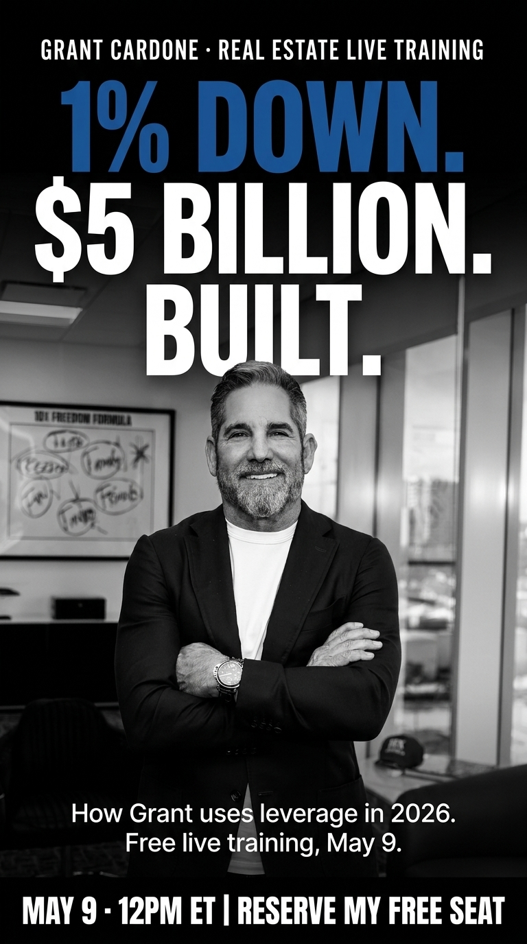 Grant Cardone Facebook ad