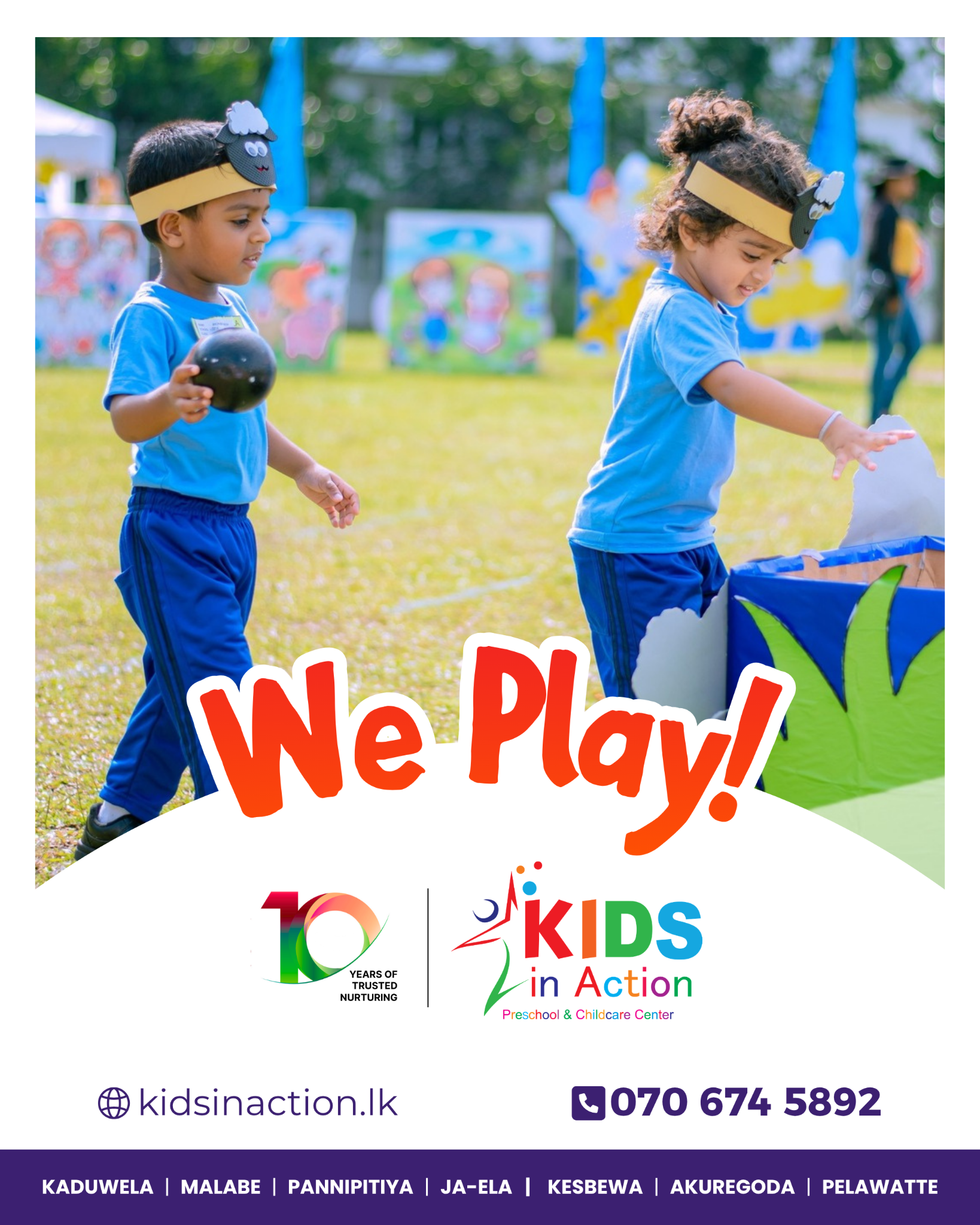 Kids in Action - Malabe Facebook ad