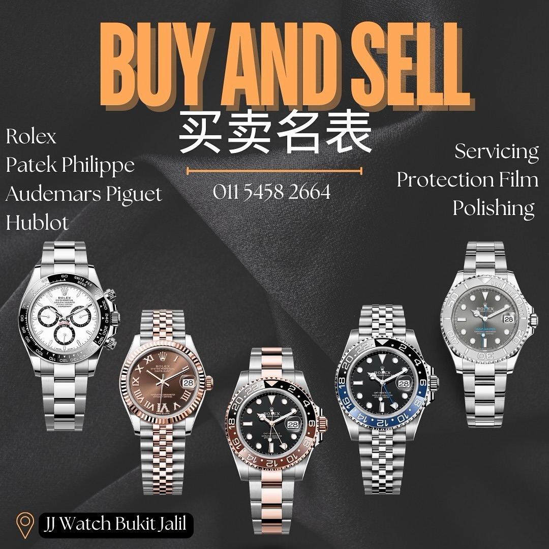 Rui En JJ WATCH Gallery Facebook ad: Services we provide