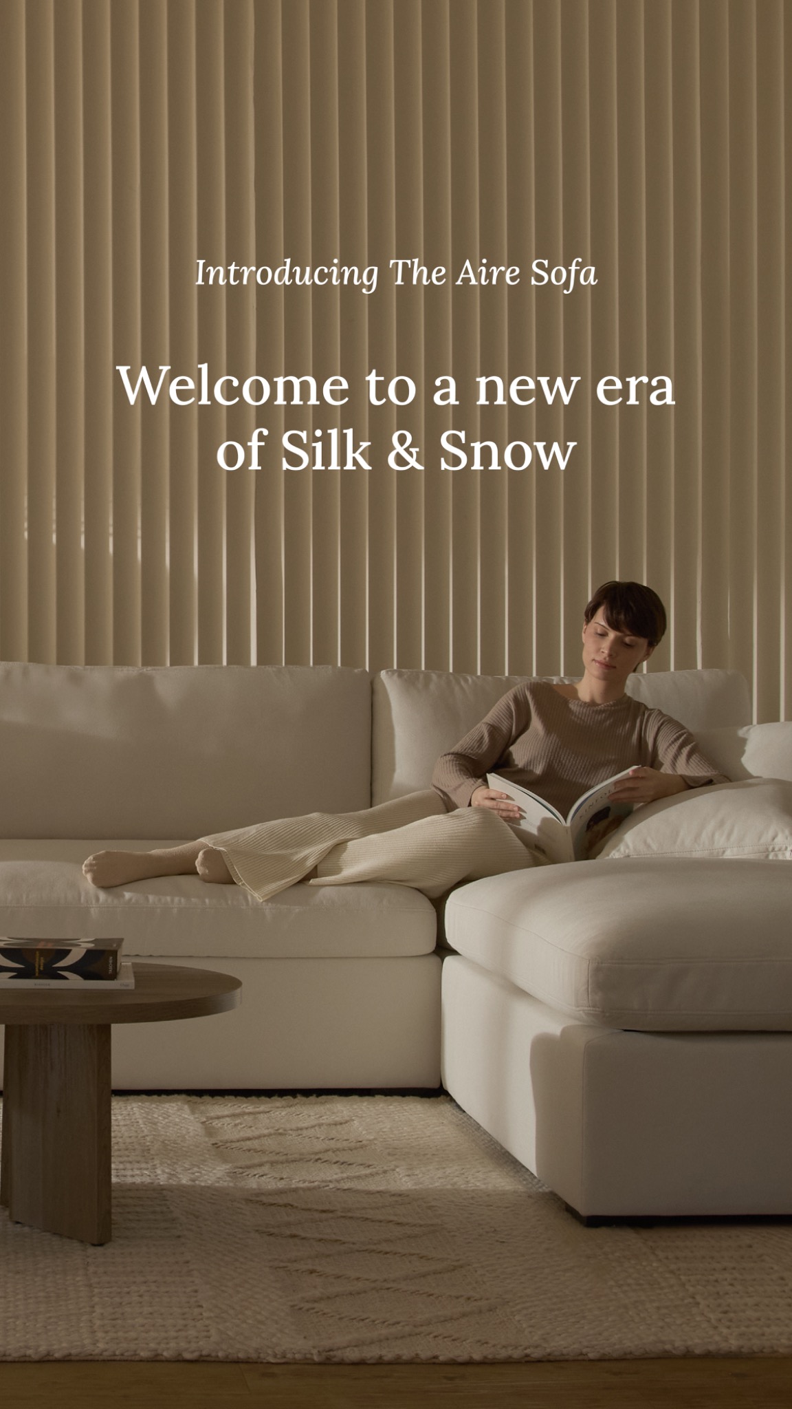 Silk and Snow Facebook ad