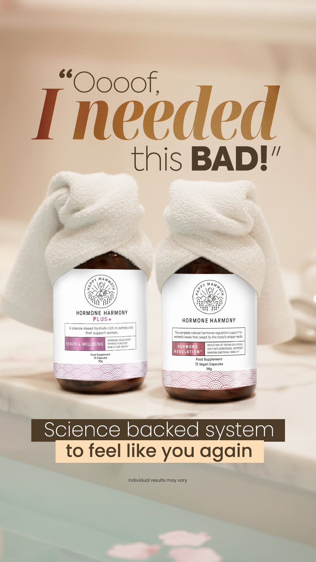 Happy Mammoth Facebook ad