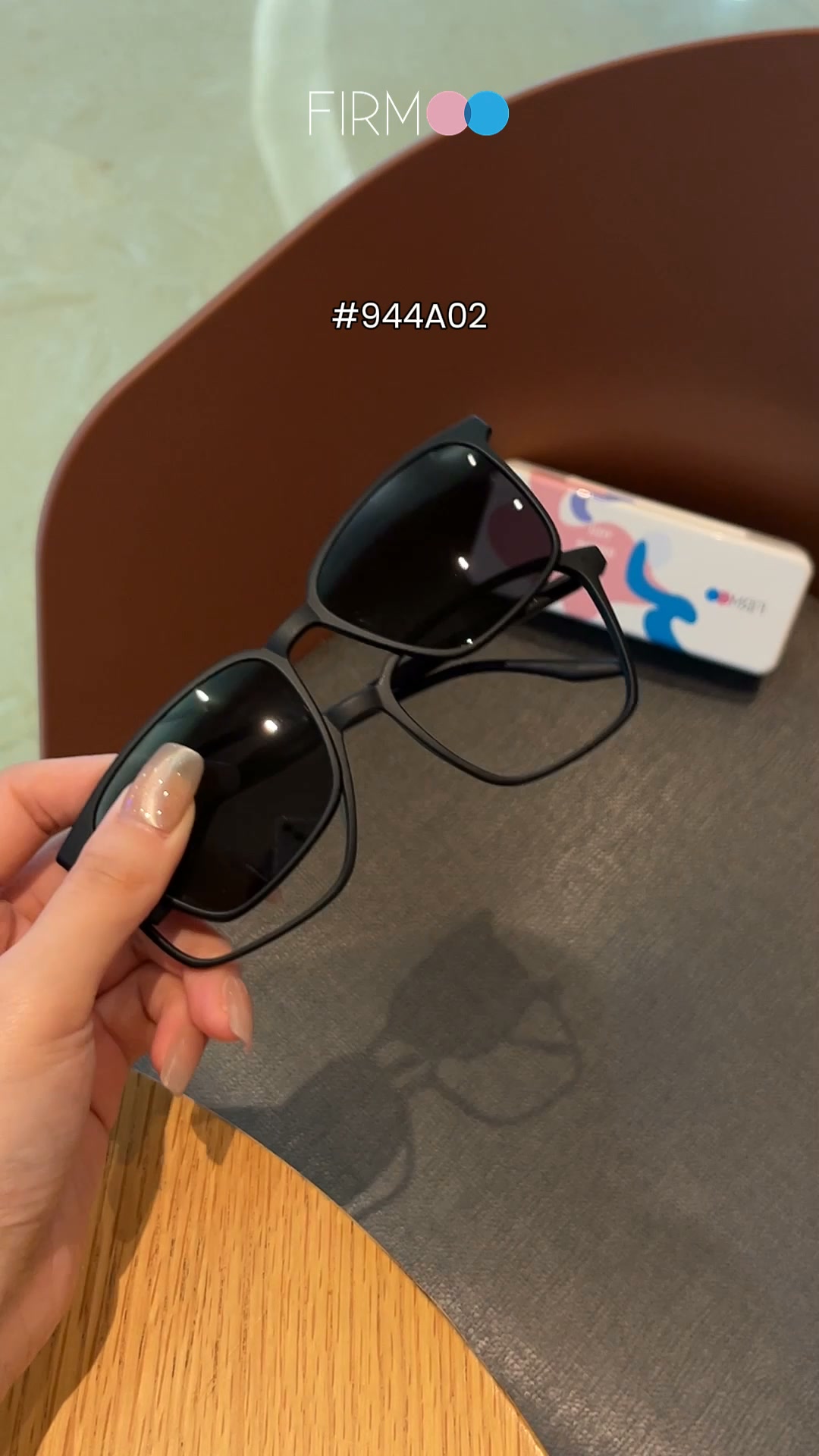 Firmoo Online Optical Store Facebook ad: Clip-on Sunglasses