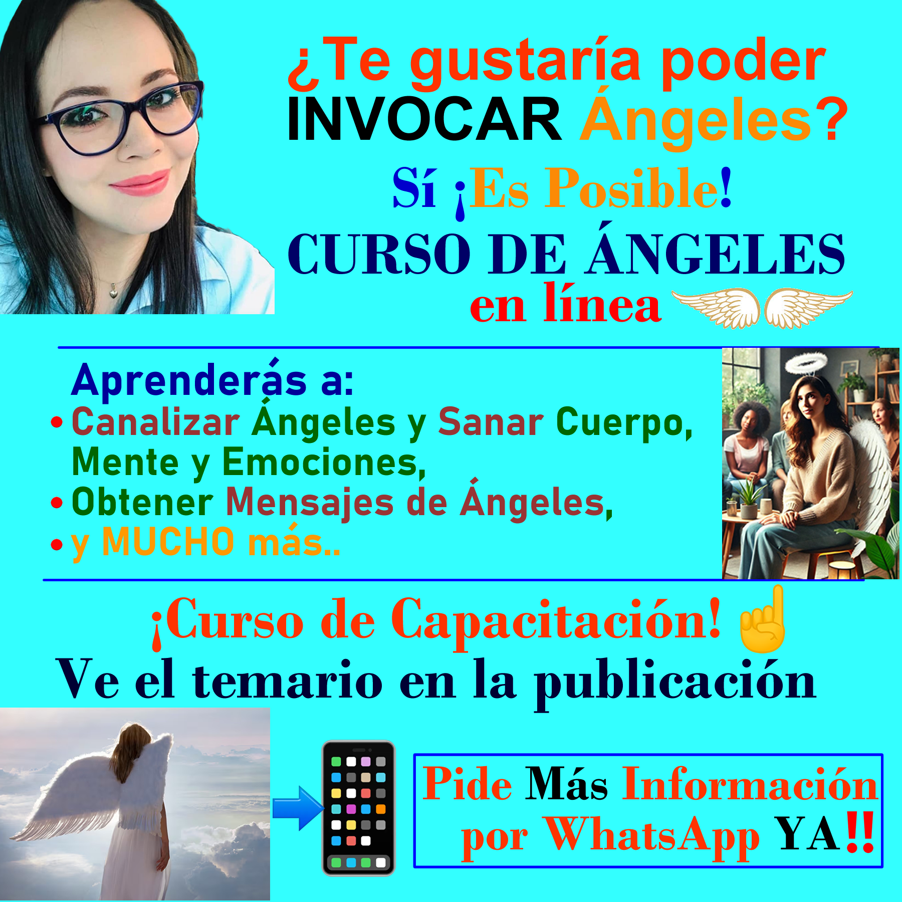 Curso de Ángeles en Línea Facebook ad: Pide más información YA☞→