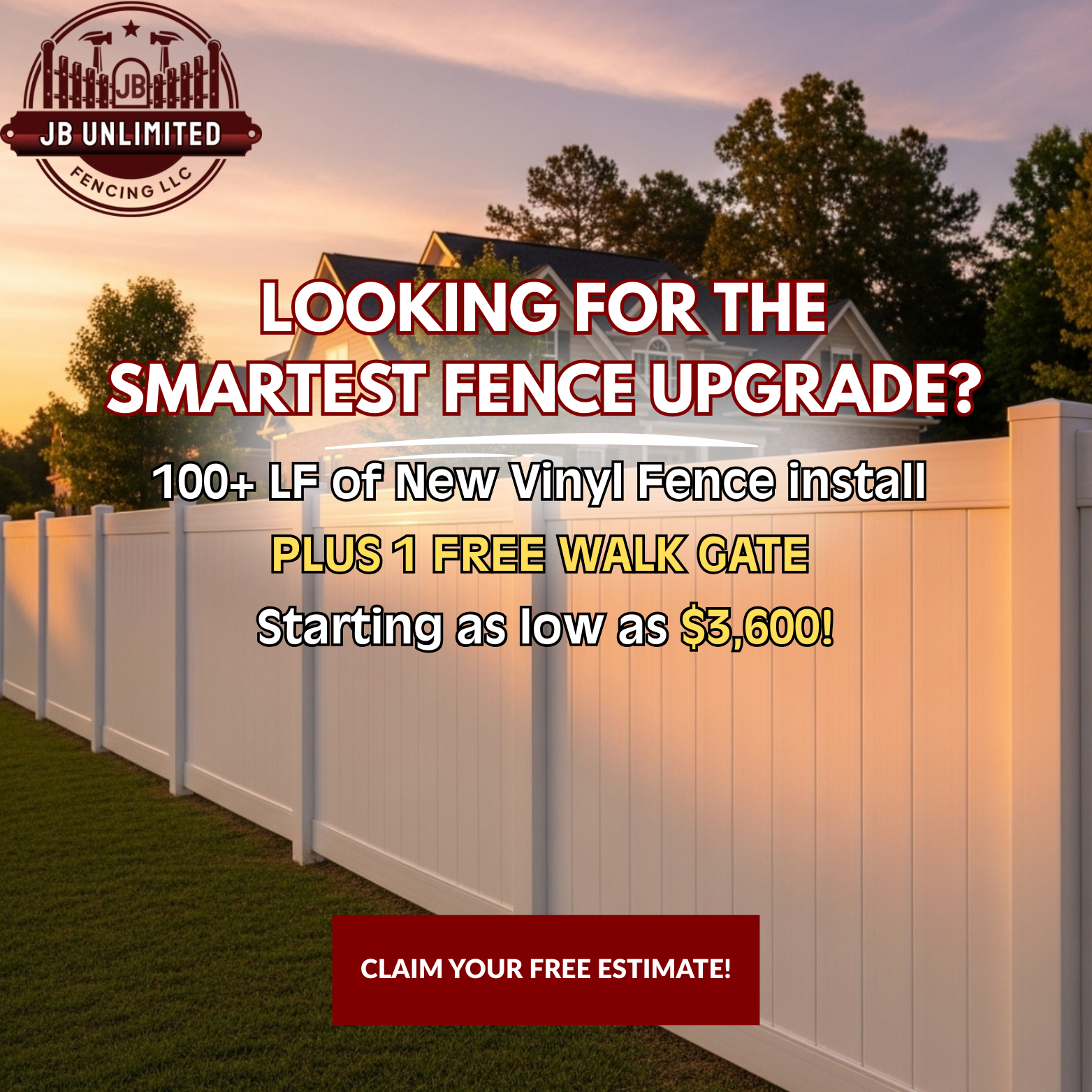 JBunlimitedfencingllc Facebook ad