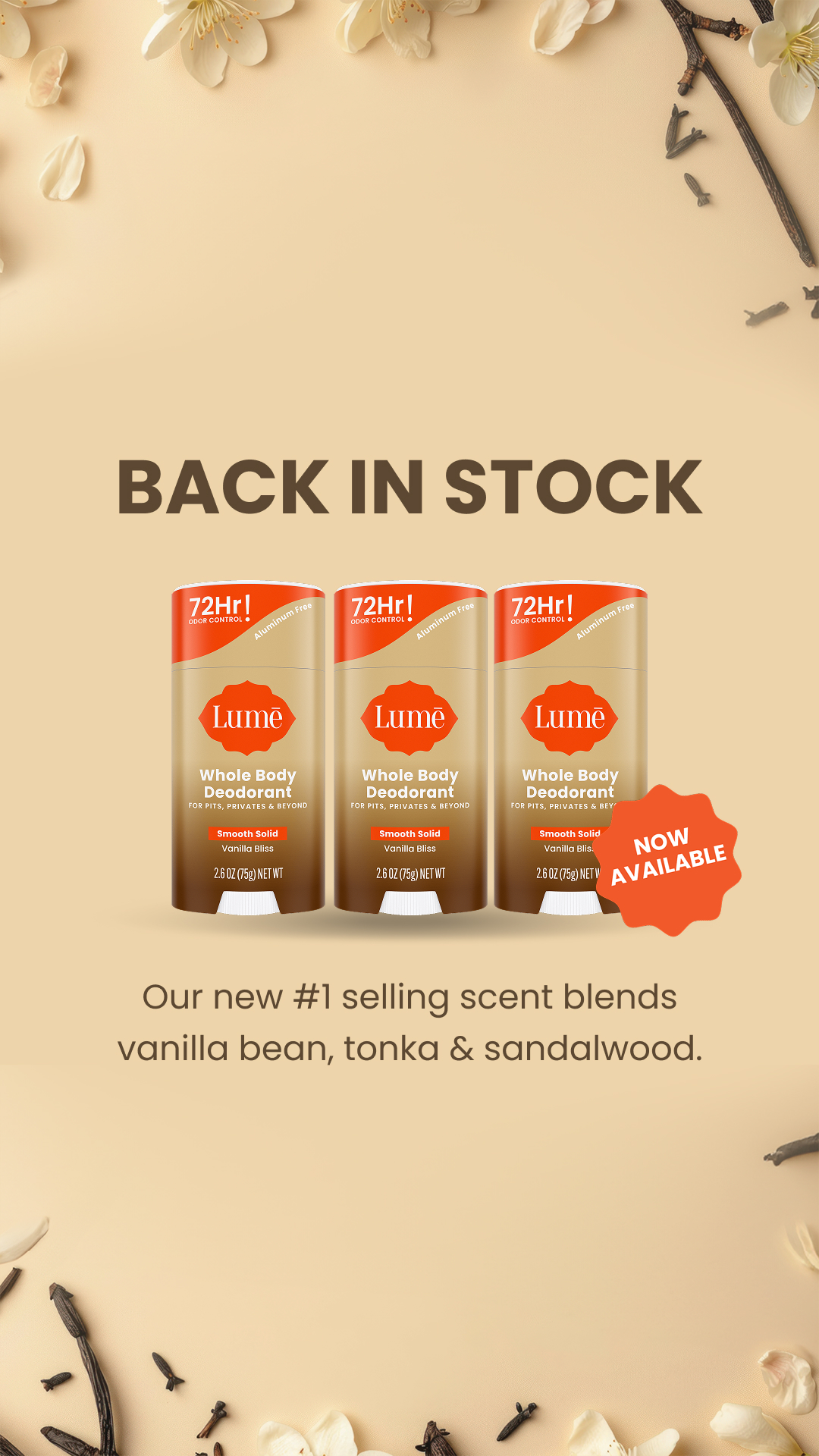 Lume Deodorant Facebook ad