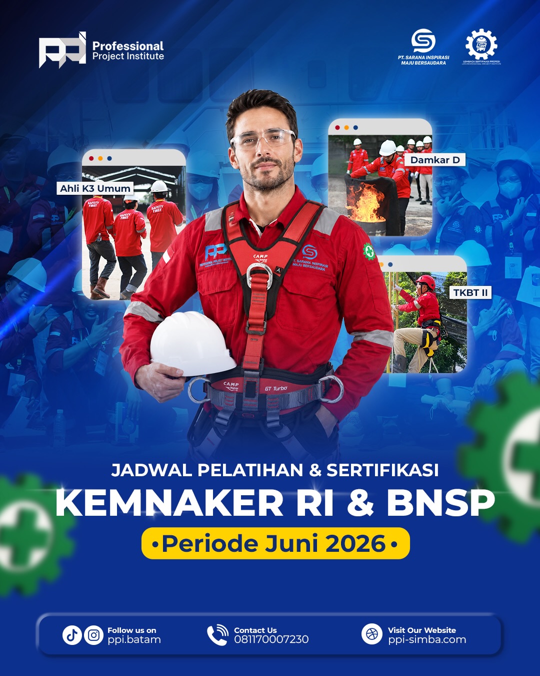 Professional Project Institute Facebook ad: JADWAL PELATIHAN DAN SERTIFIKASI KEMNAKER RI & BNSP…