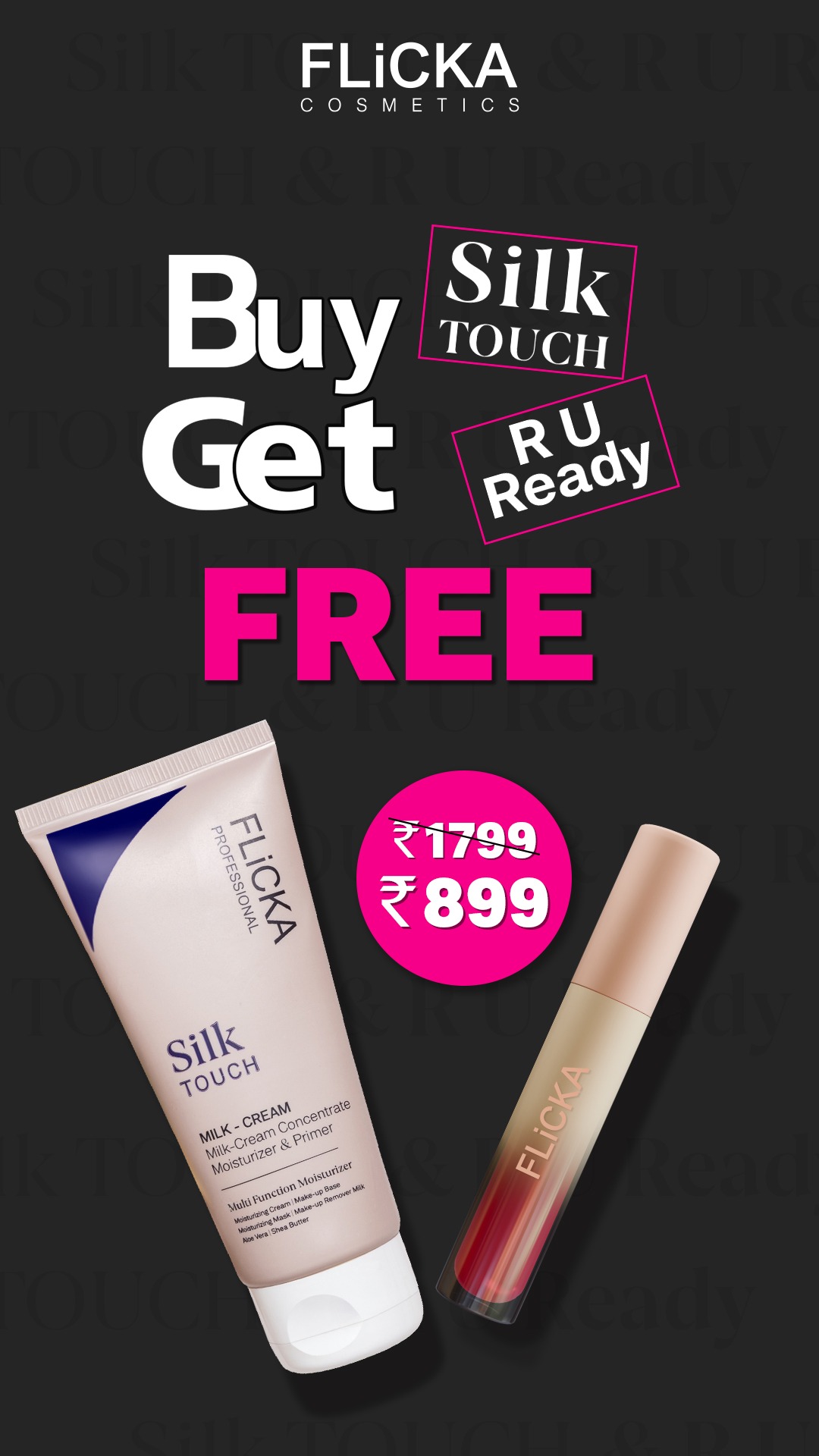 Flicka Cosmetics Facebook ad