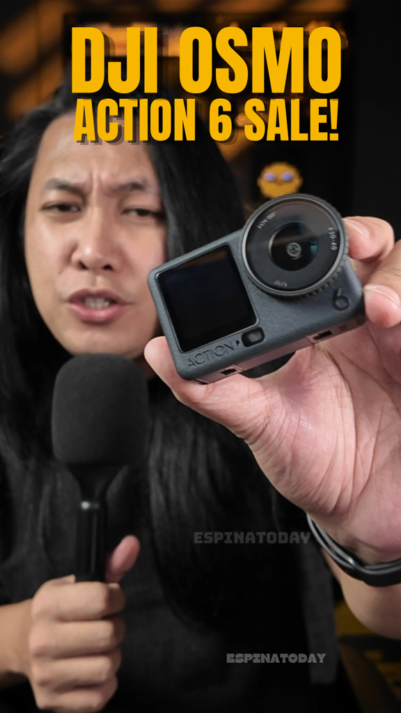 Shopee Facebook ad: DJI OSMO ACTION 6 sale! Bagsak presyo! adventure combo…