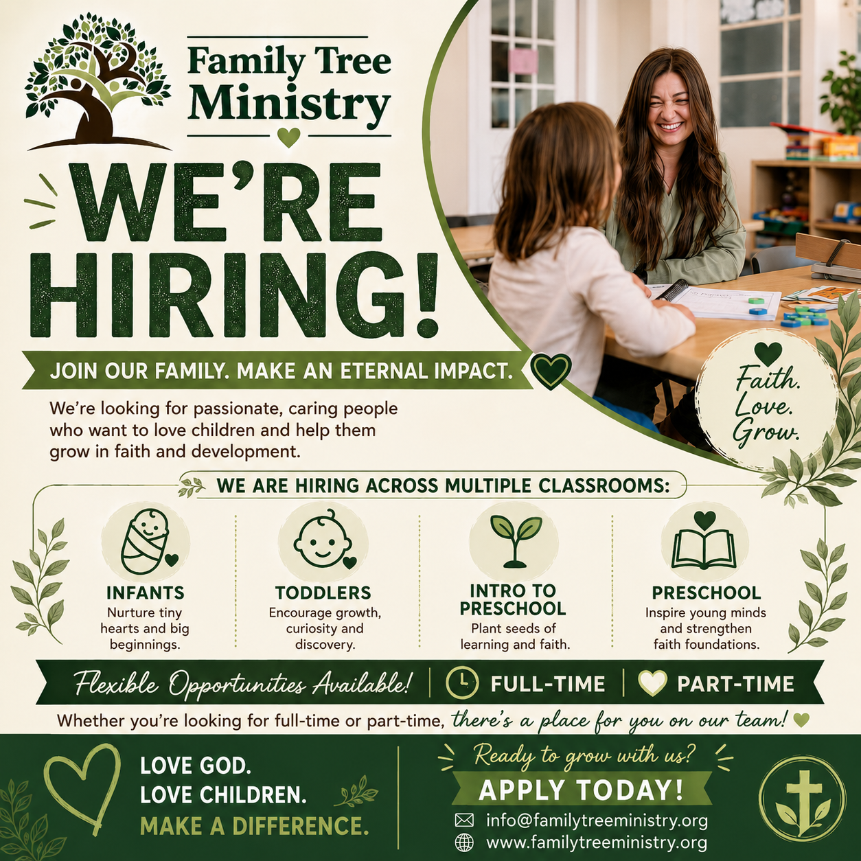 Family Tree Ministry Facebook ad