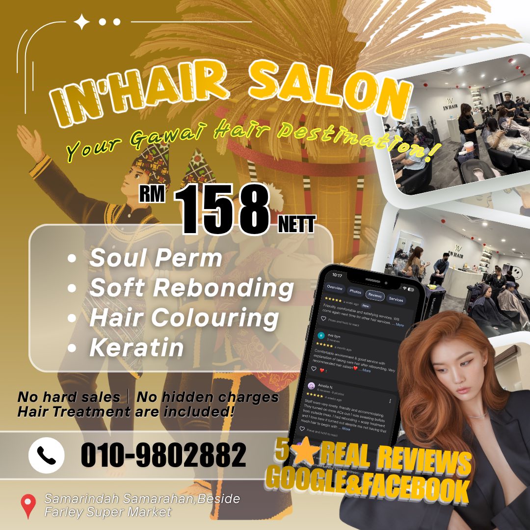 IN HAIR SALON Facebook ad: ๐๐๐ฐ๐๐ข ๐๐ฉ๐๐๐ข๐๐ฅ ยท๐ ๐๐ซ๐ฎ๐ฌ๐ญ๐๐ ๐๐๐ข๐ซโฆ