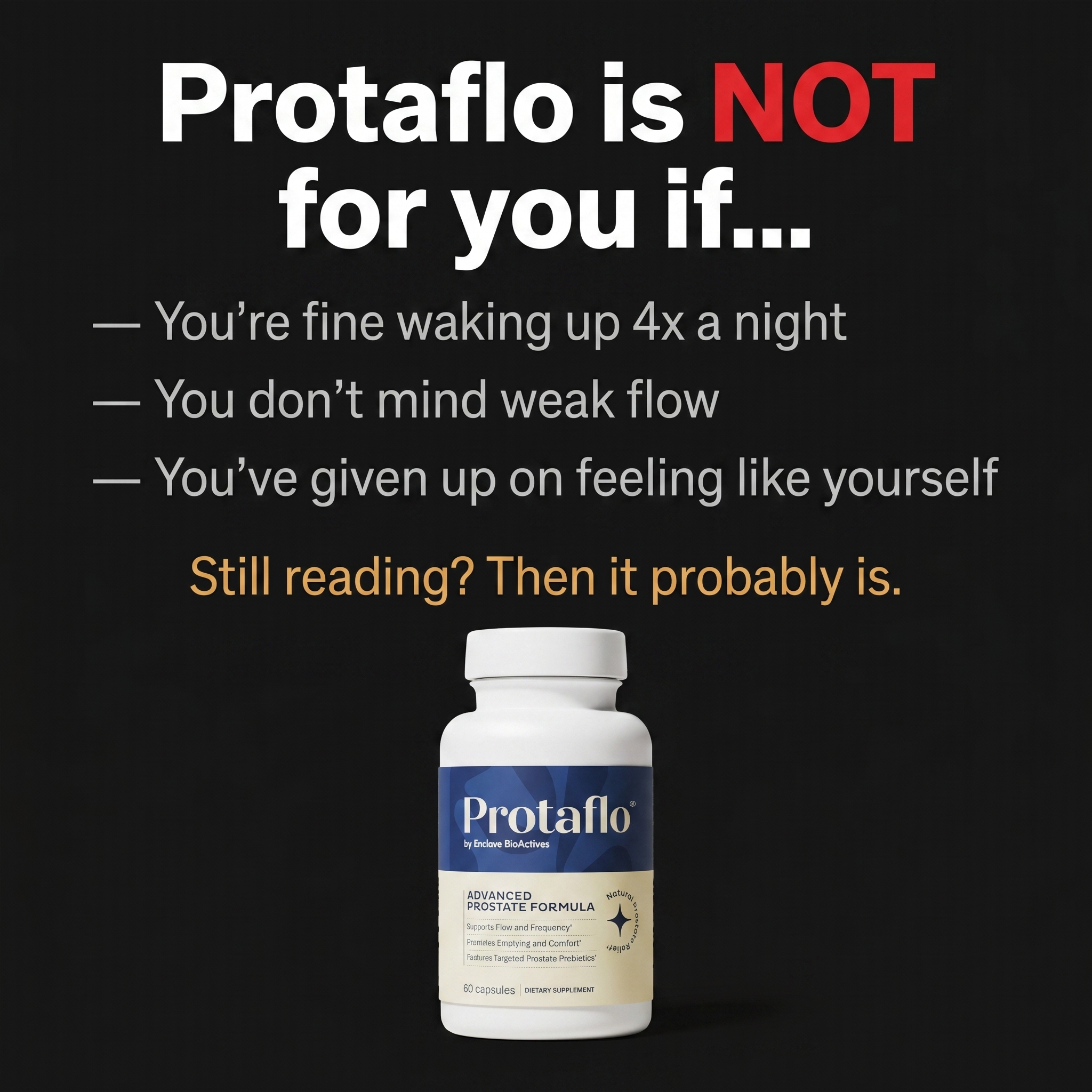 Protaflo Facebook ad