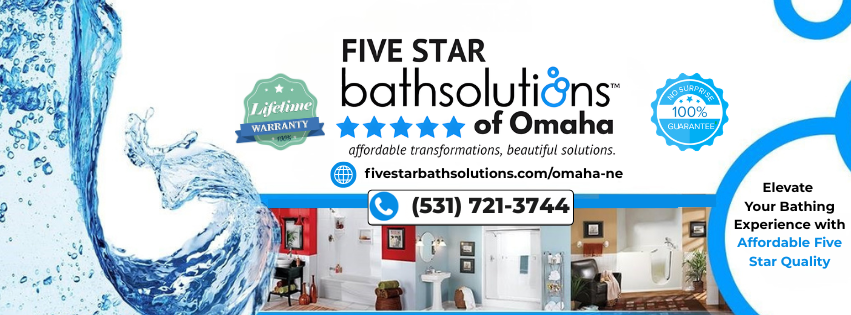 Five Star Bath Solutions of Omaha Facebook ad: Follow Omaha’s Local 5-Star Bath Remodelers.
