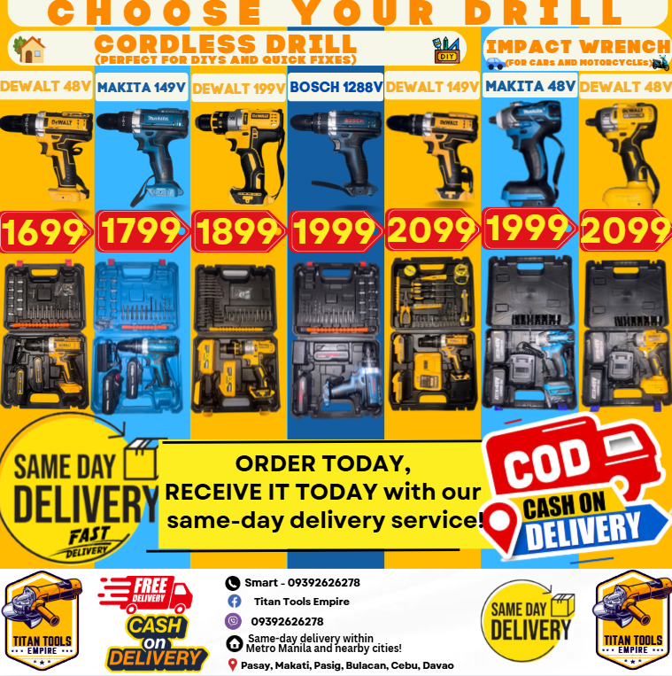 Titan Tools Empire Facebook ad: From home repairs to car fixes, we've got…