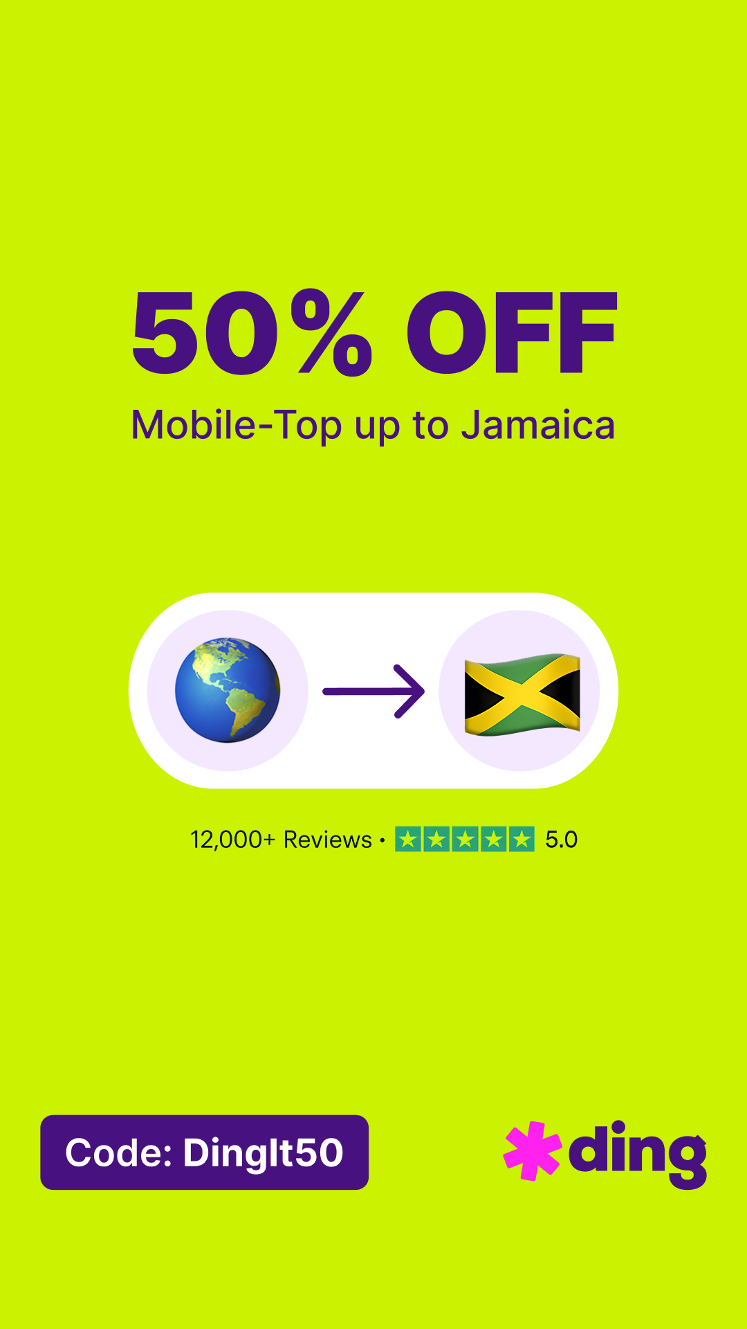 Ding Facebook ad