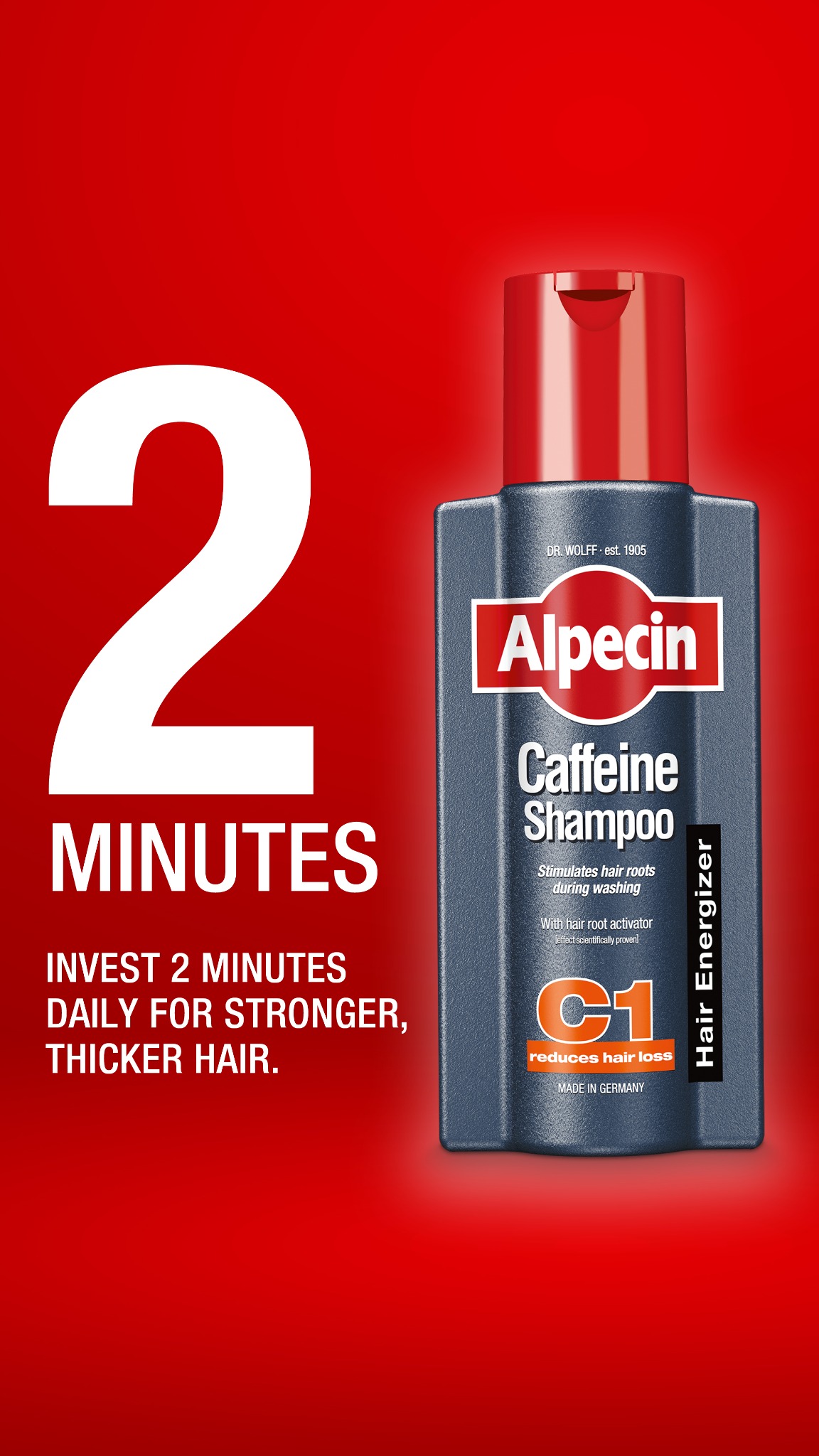 Alpecin Facebook ad