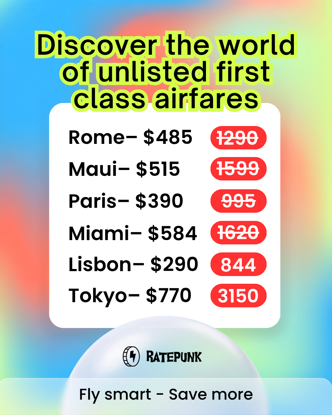 RatePunk Facebook ad