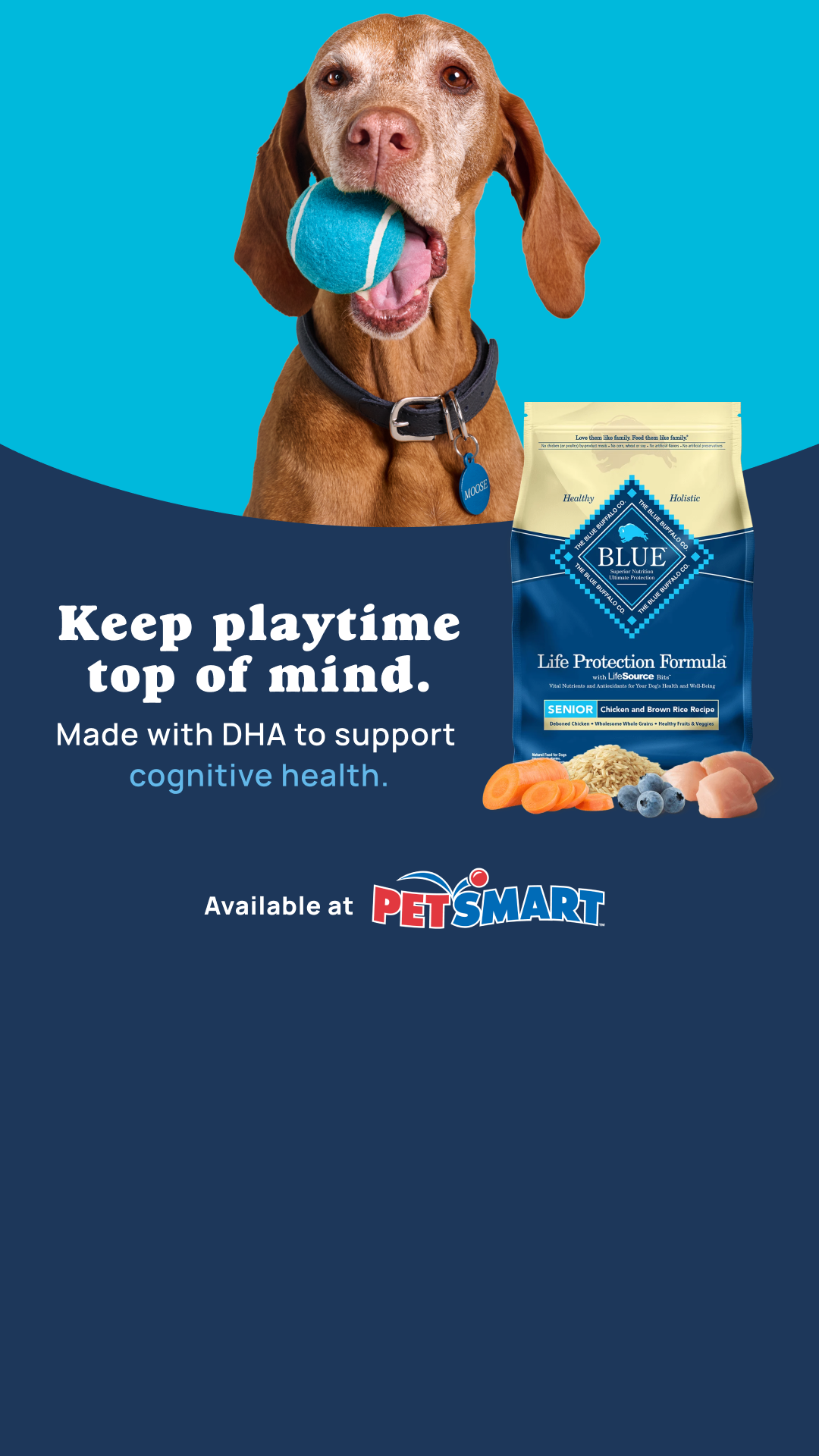 PetSmart Facebook ad: Made with real meat first