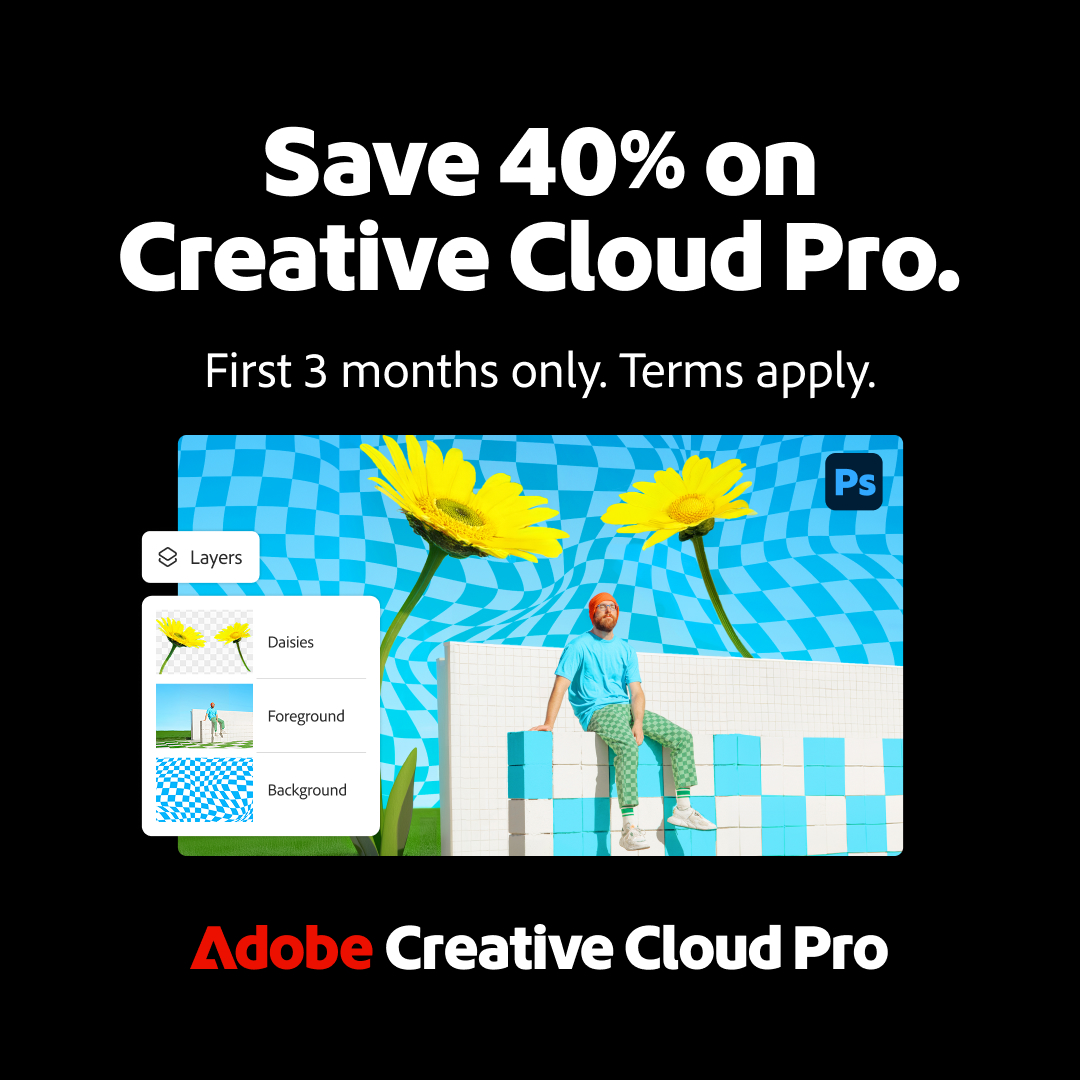 Adobe Creative Cloud Facebook ad