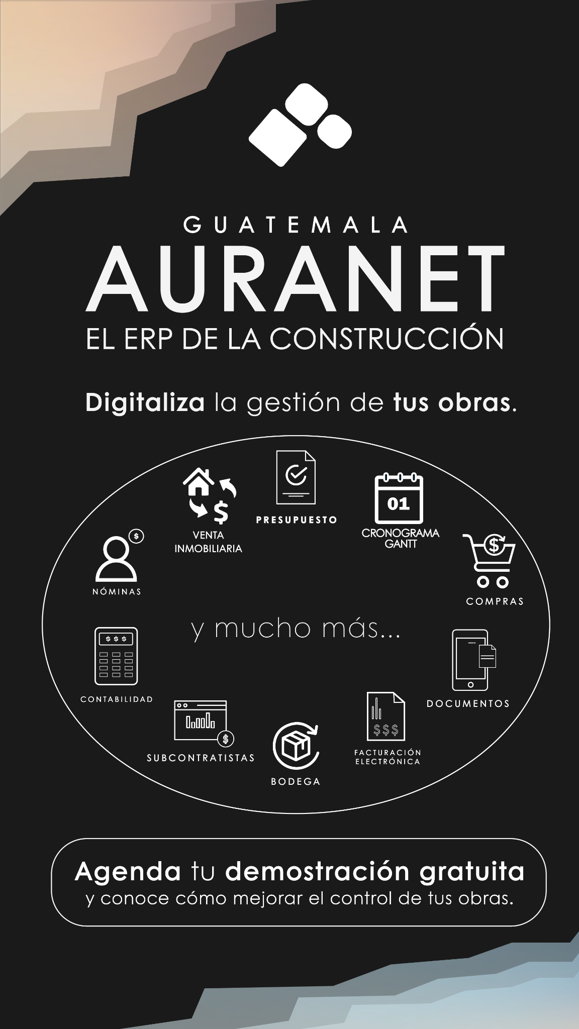 Auranet ERP de la Construcción Facebook ad