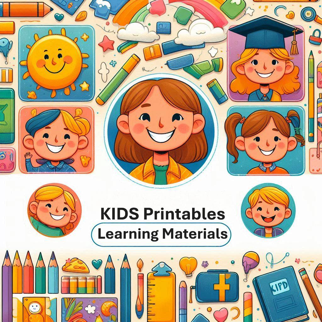KIDS Printables Learning Materials Facebook ad
