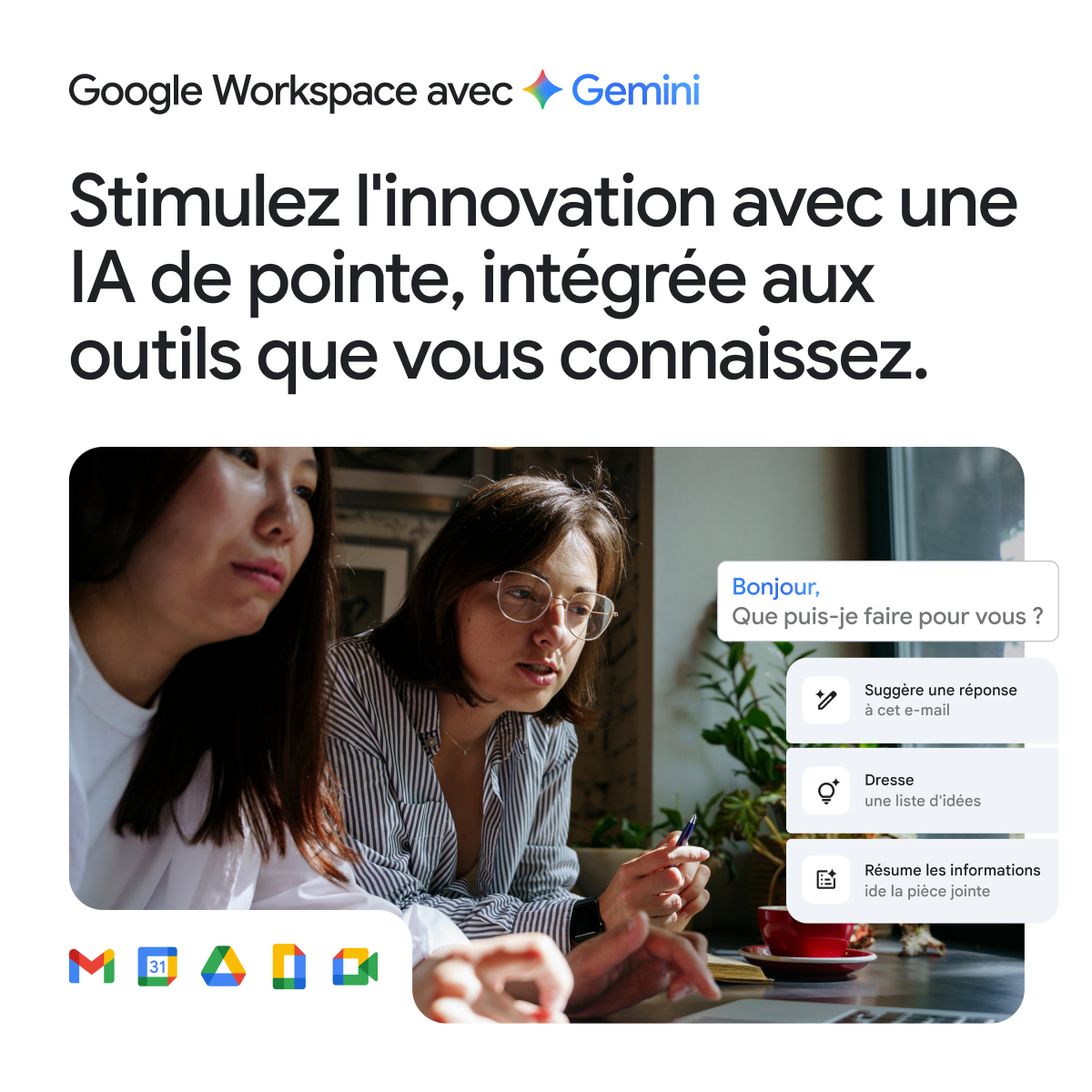 Google Workspace Facebook ad