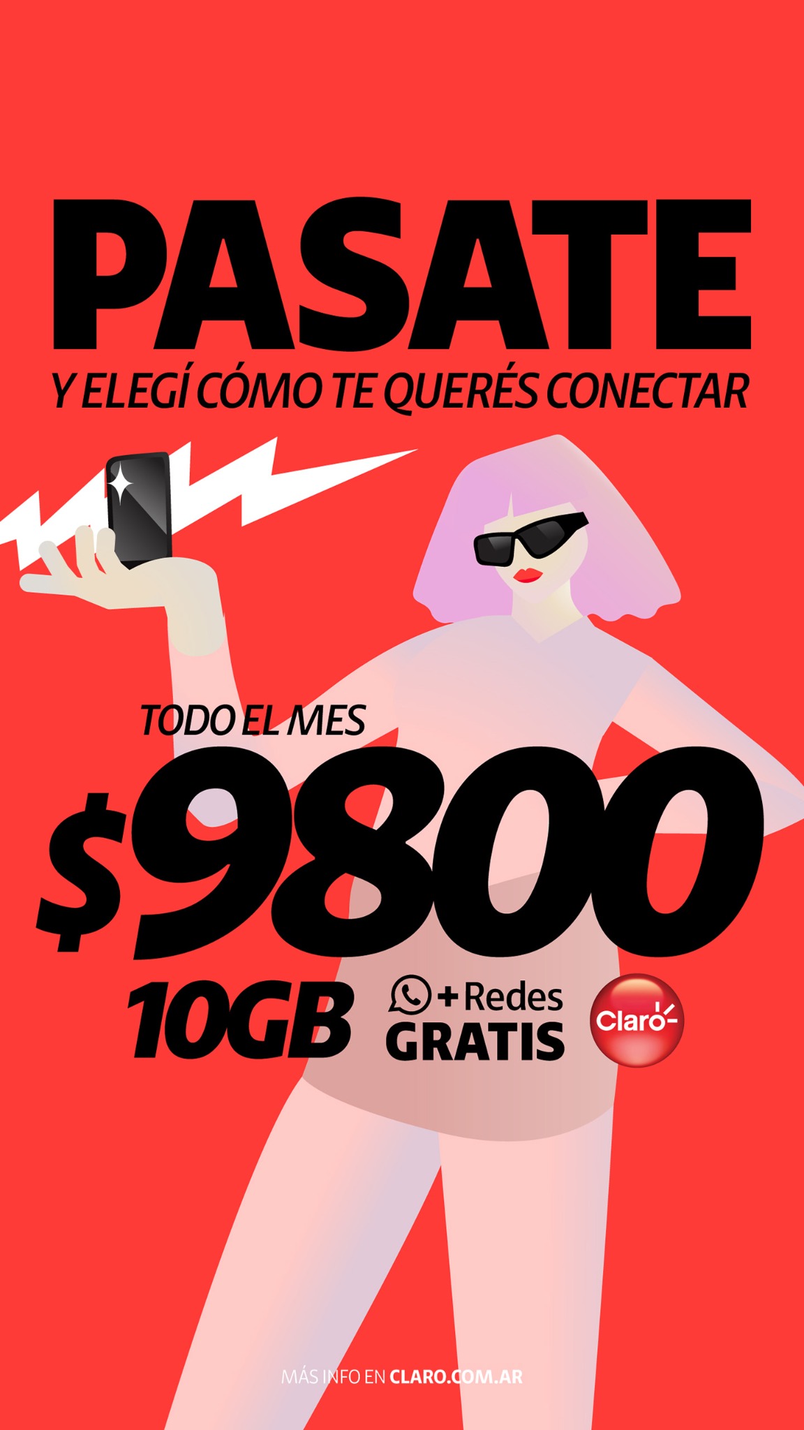 Claro Argentina Facebook ad