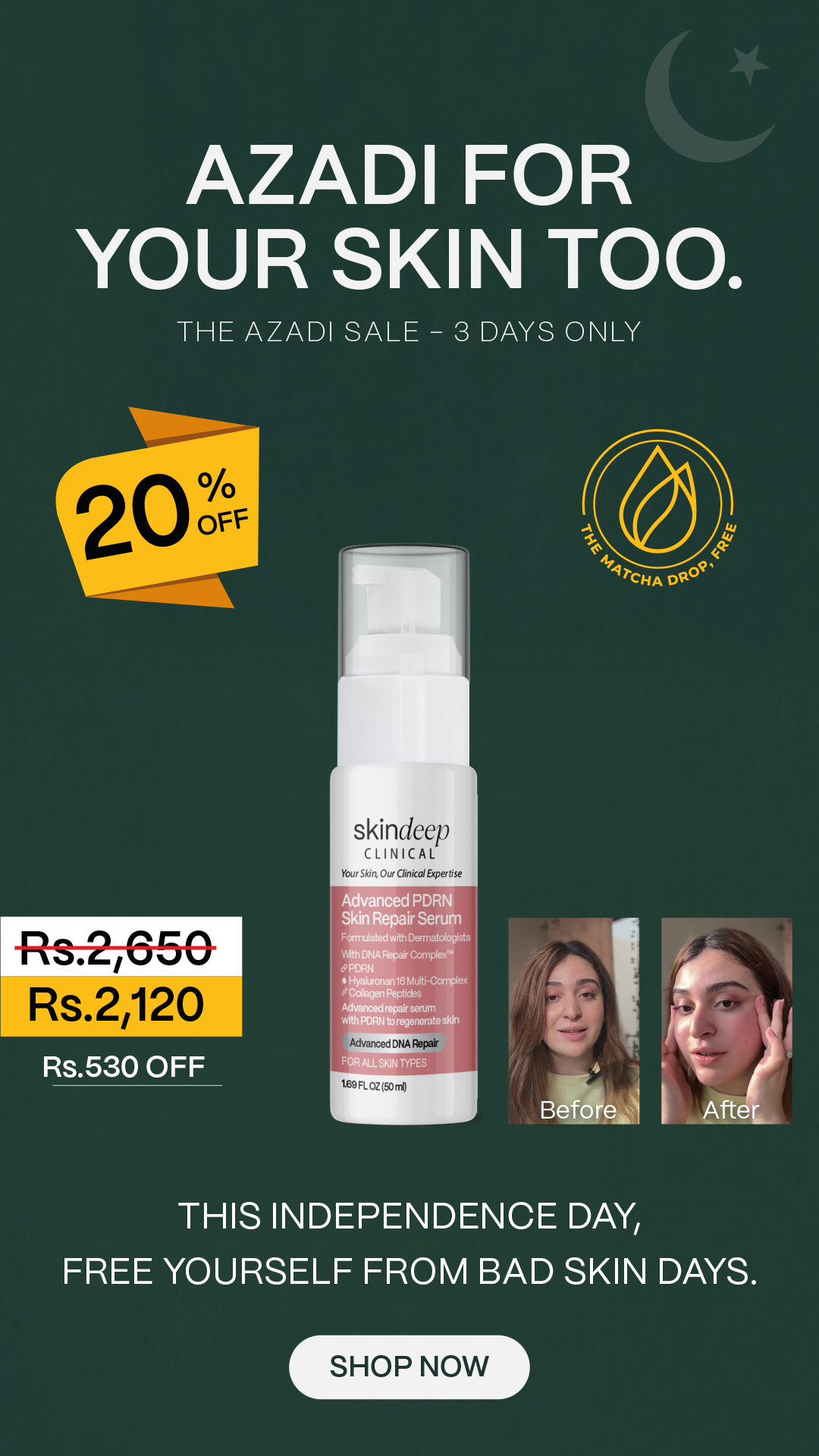 Skin Deep Facebook ad