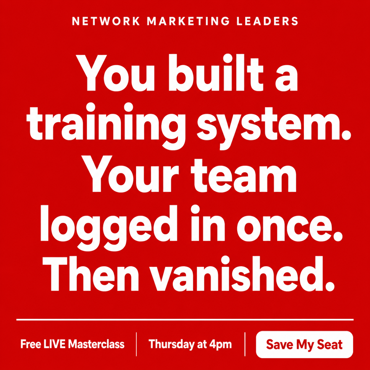 Attraction Marketing Facebook ad