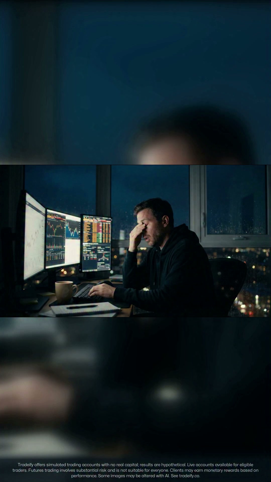 Tradeify Facebook ad: The journey starts now!