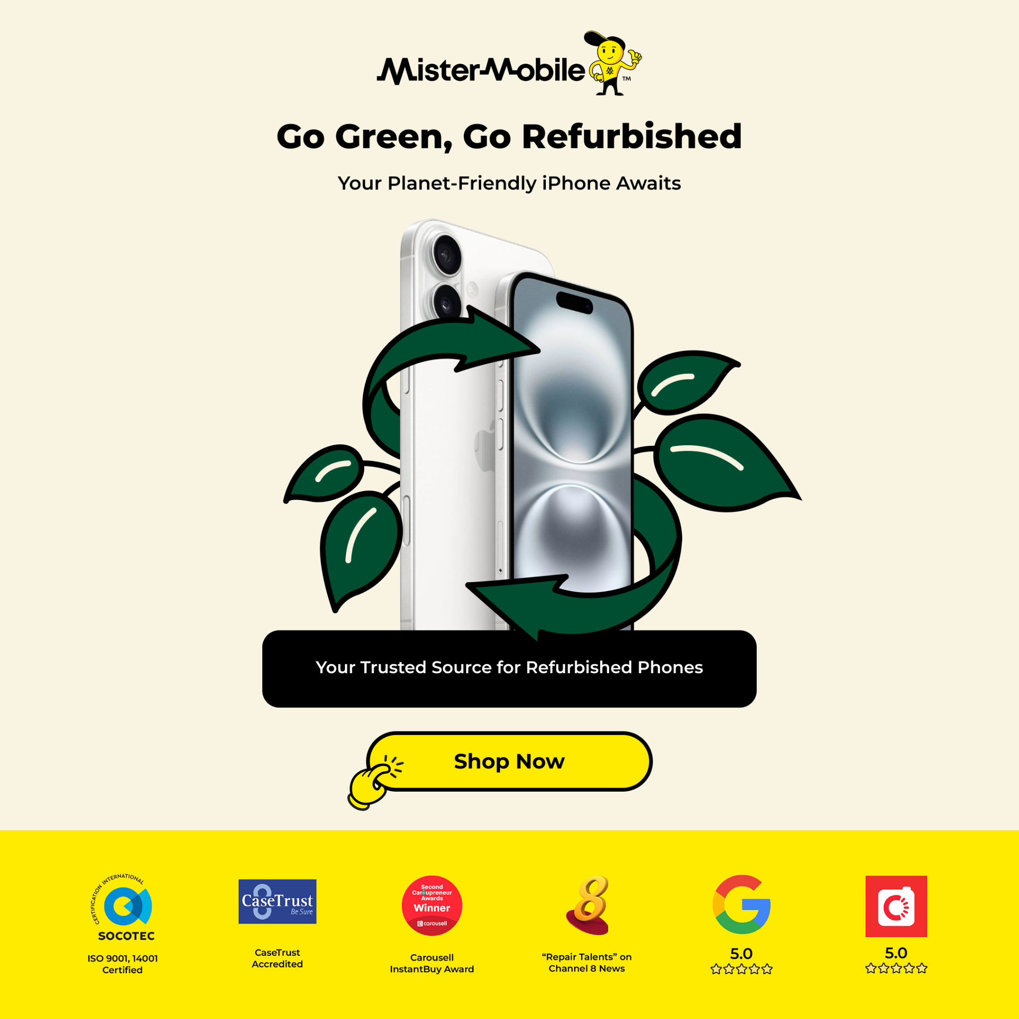 Mister Mobile Facebook ad from Jul 10, 2026