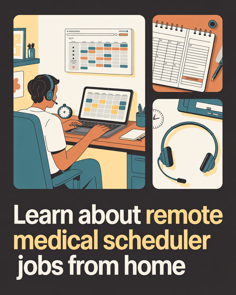 Take a Snap Facebook ad: Learn About Remote Medical Scheduler Jobs From.