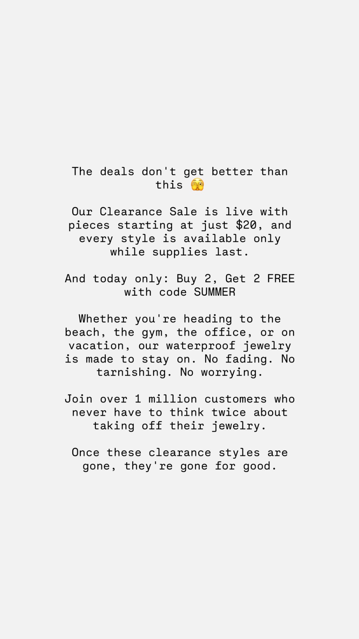 Atolea Jewelry Facebook ad
