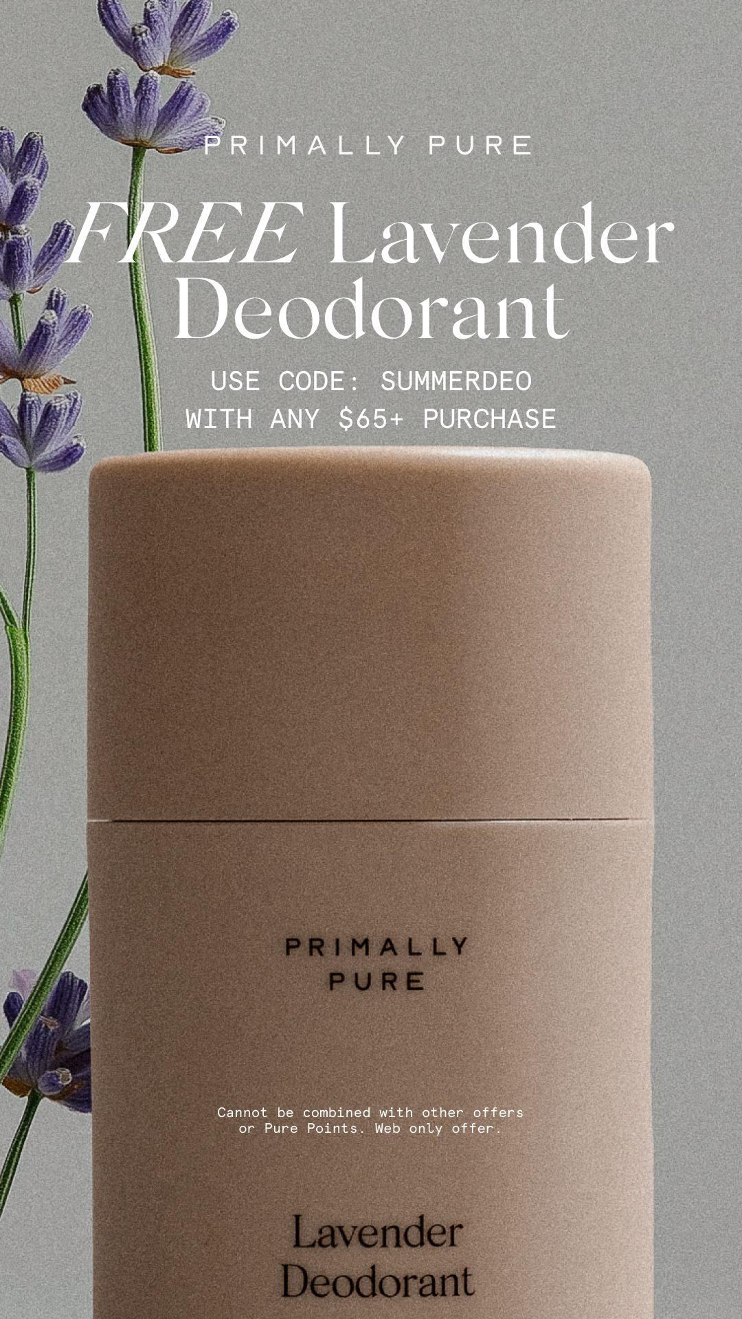 Primally Pure Skincare Facebook ad