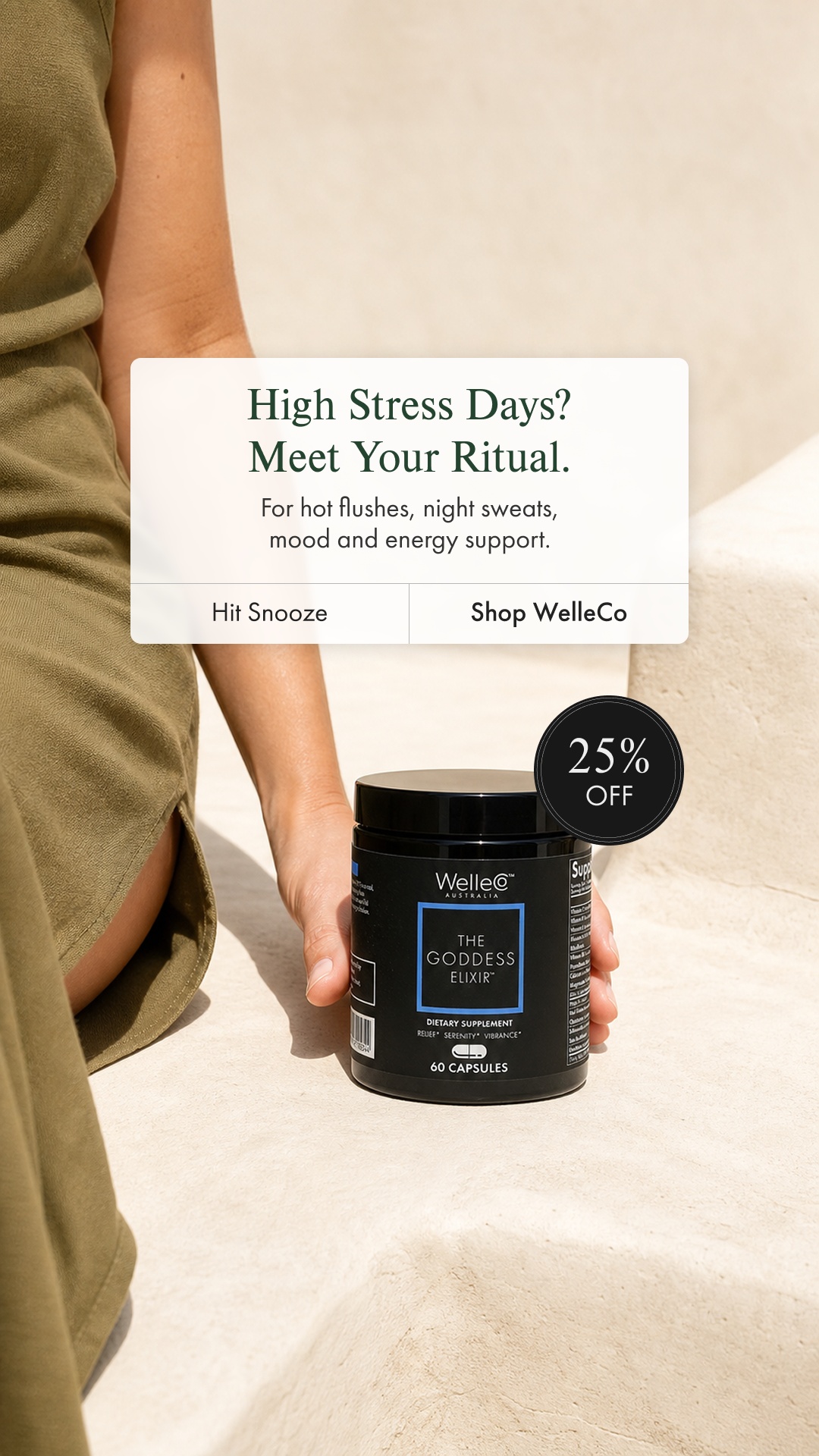 WelleCo Facebook ad