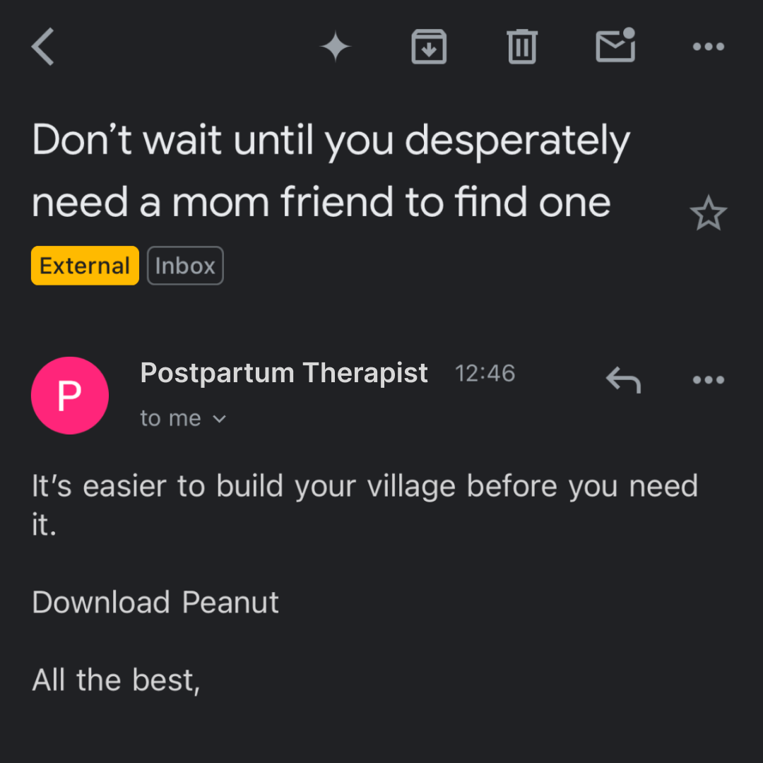 Peanut App Facebook ad