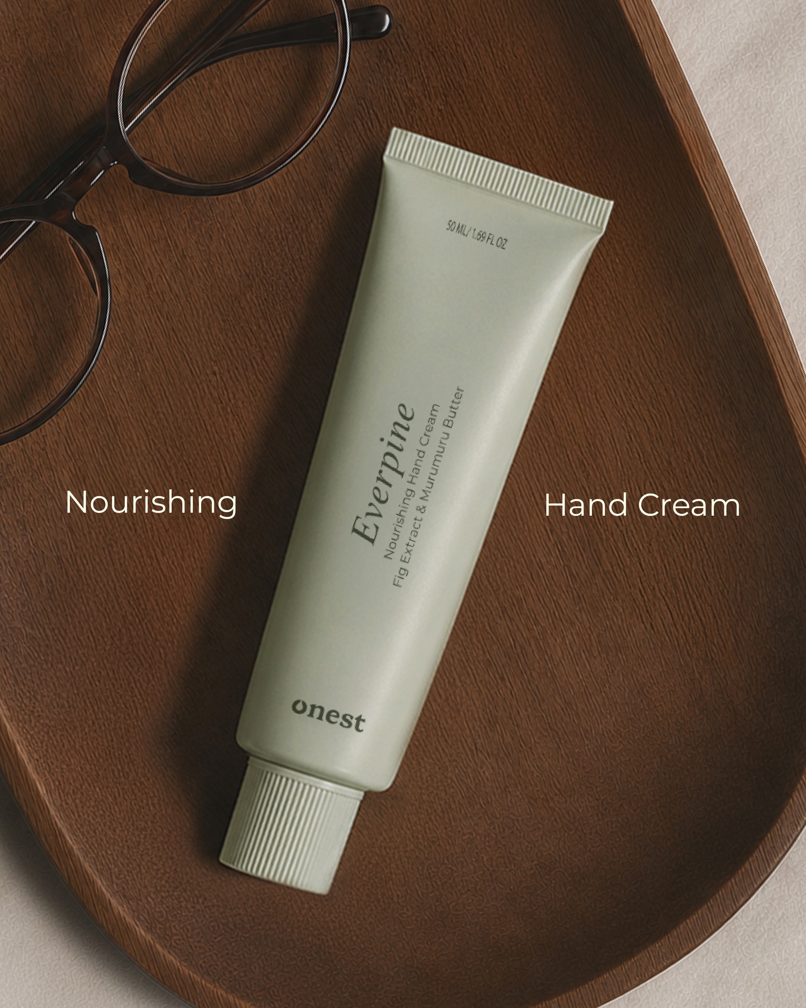 Onest Facebook ad: Meet our Nourishing Hand Cream.
