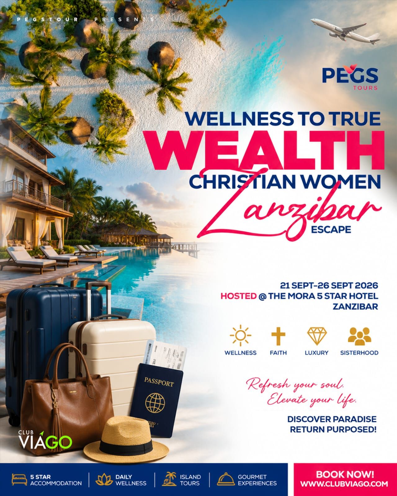 PEGS TOURS Club Viago Facebook ad