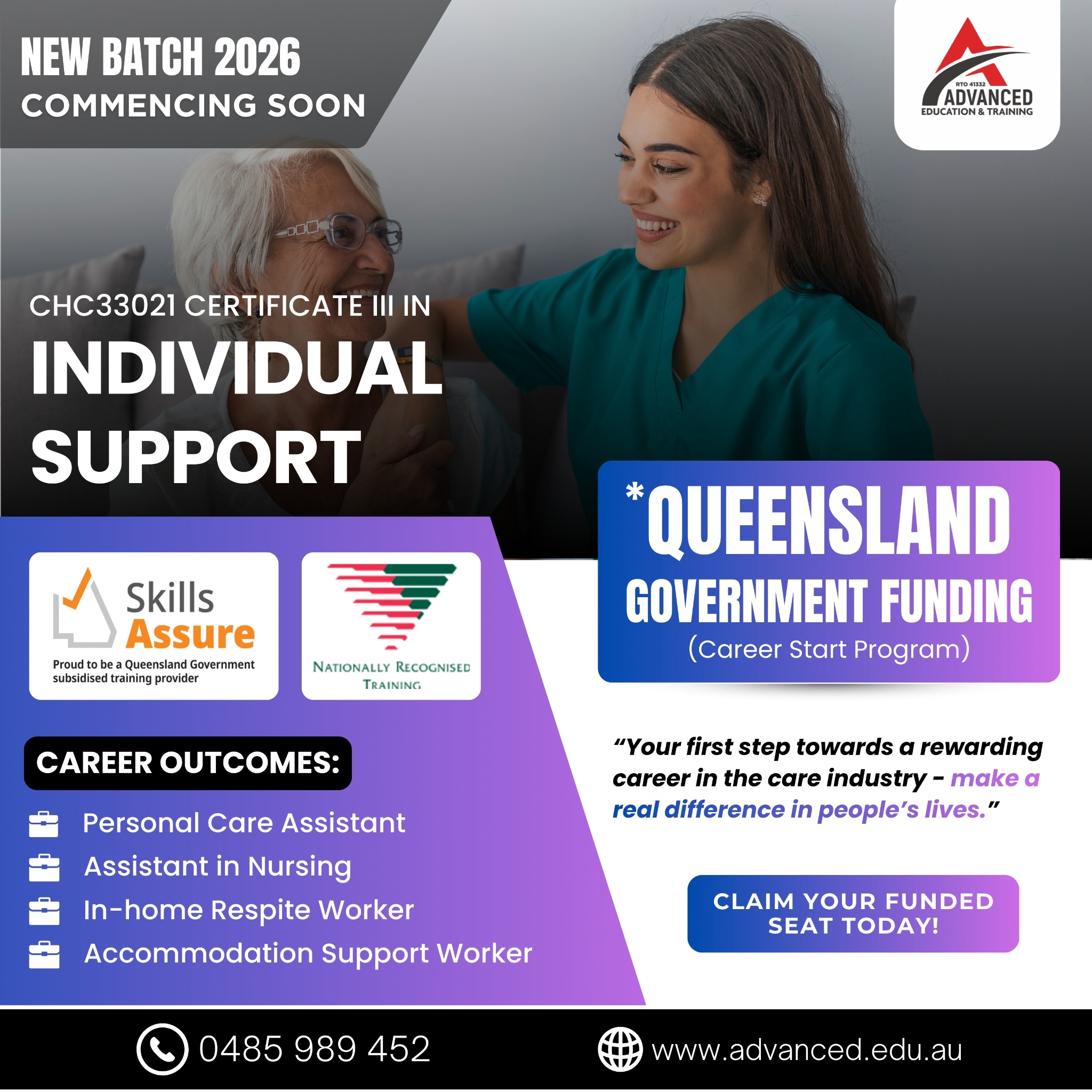 Advanced Education & Training Facebook ad
