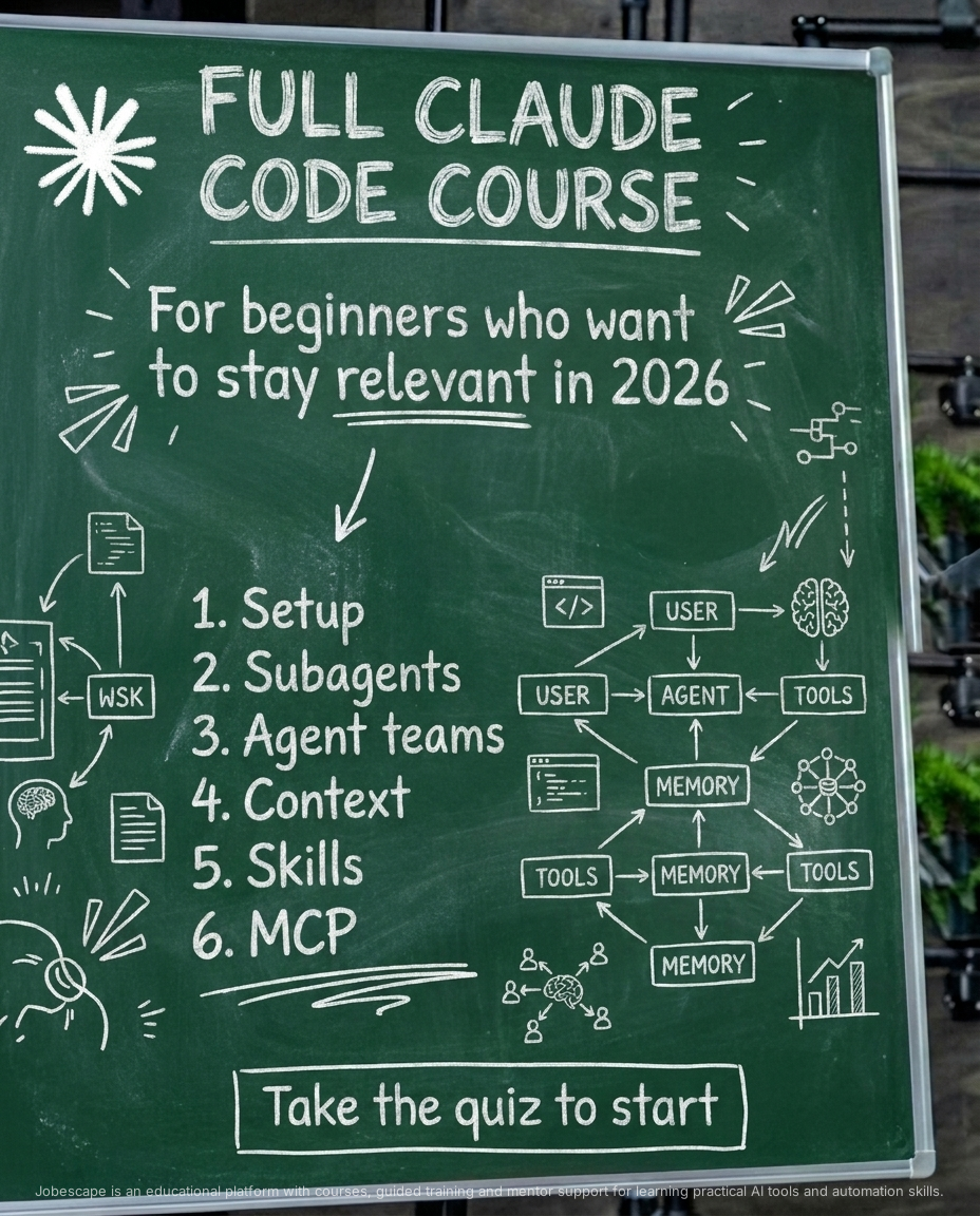 Jobescape AI Facebook ad from Apr 23, 2026