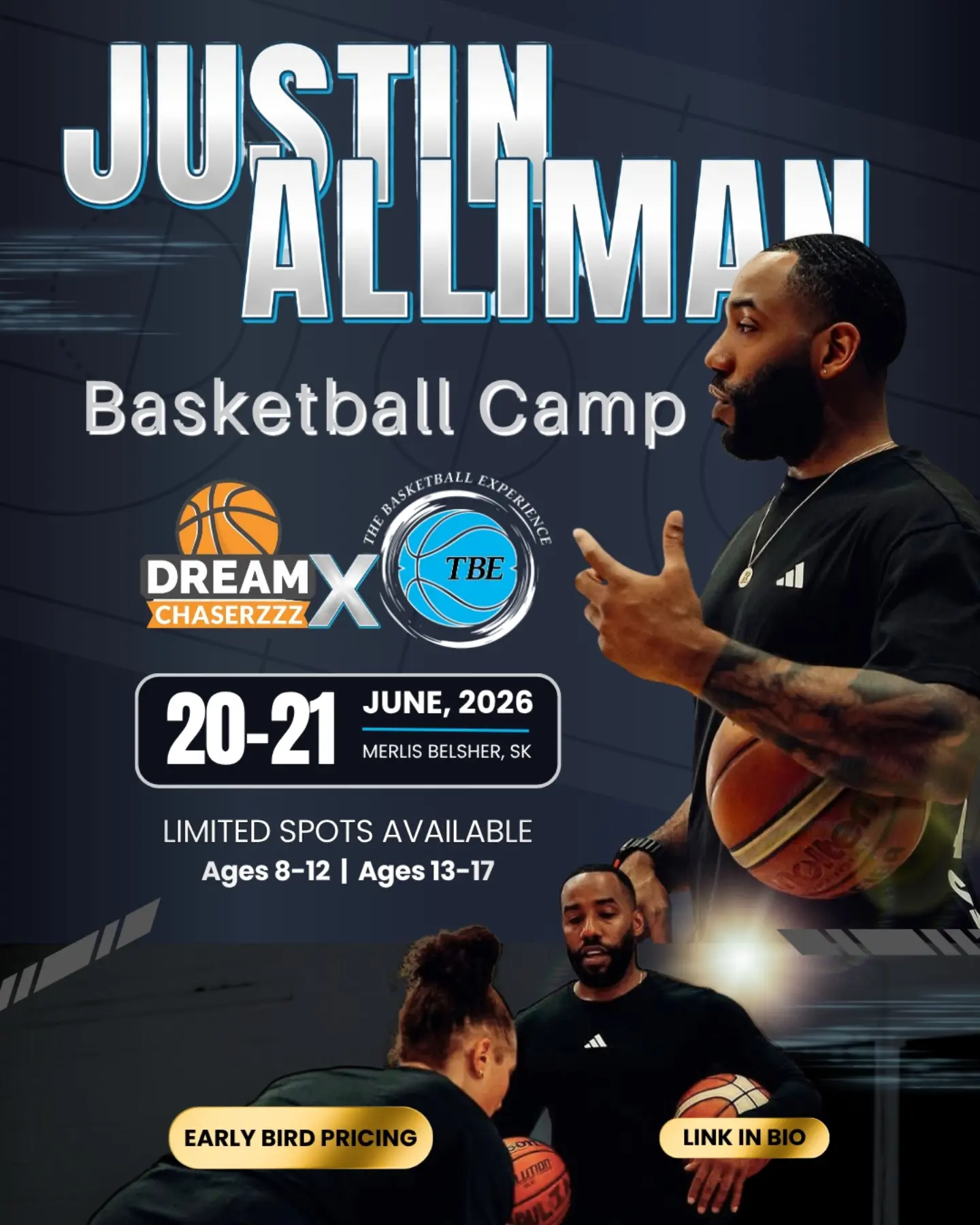 The Basketball Experience Facebook ad: BASKETBALL CAMP | The Basketball Experience | Saskatoon
