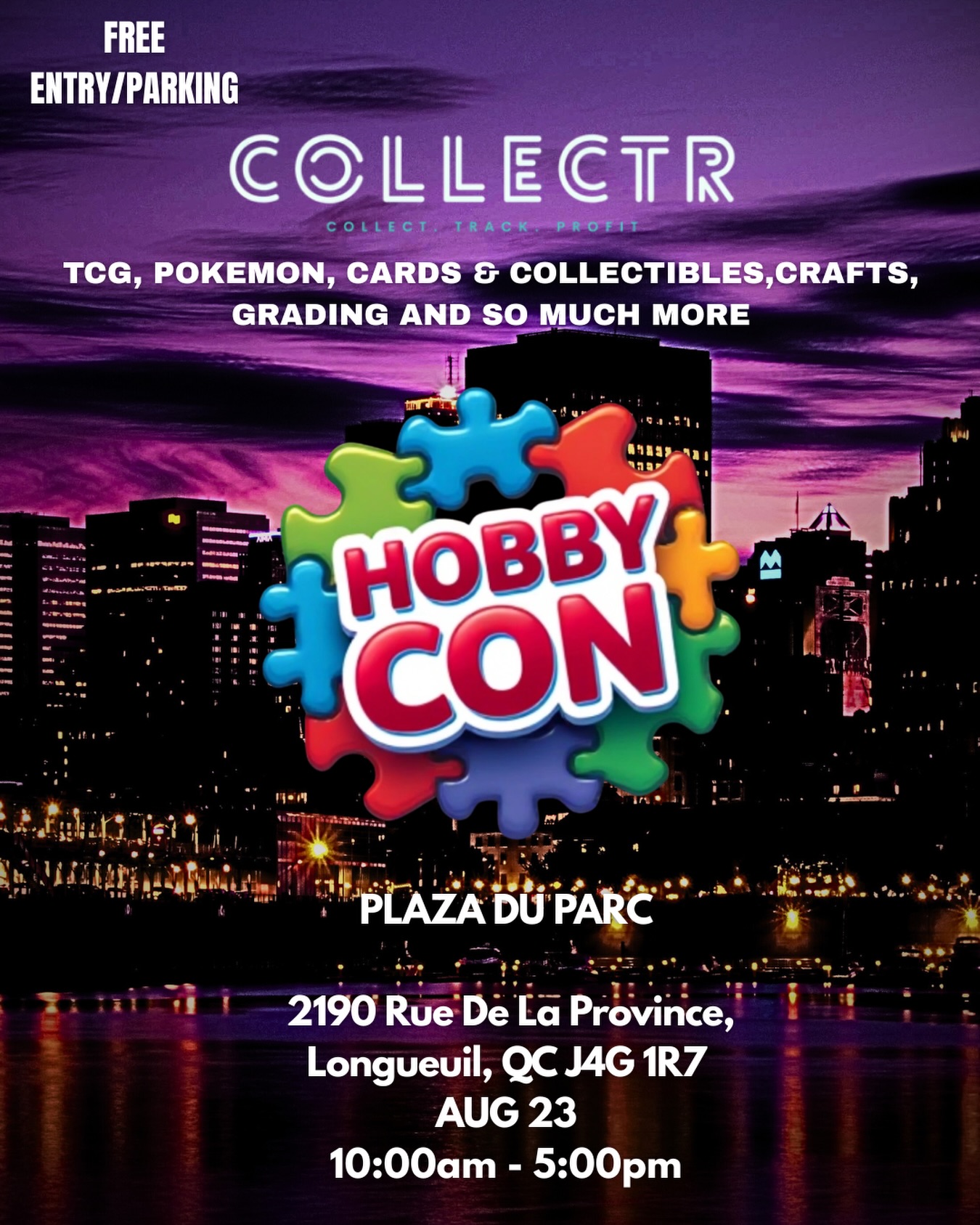 thehobbycon Facebook ad: HOBBYCON LONGUEUIL IS BACK AUGUST 23!