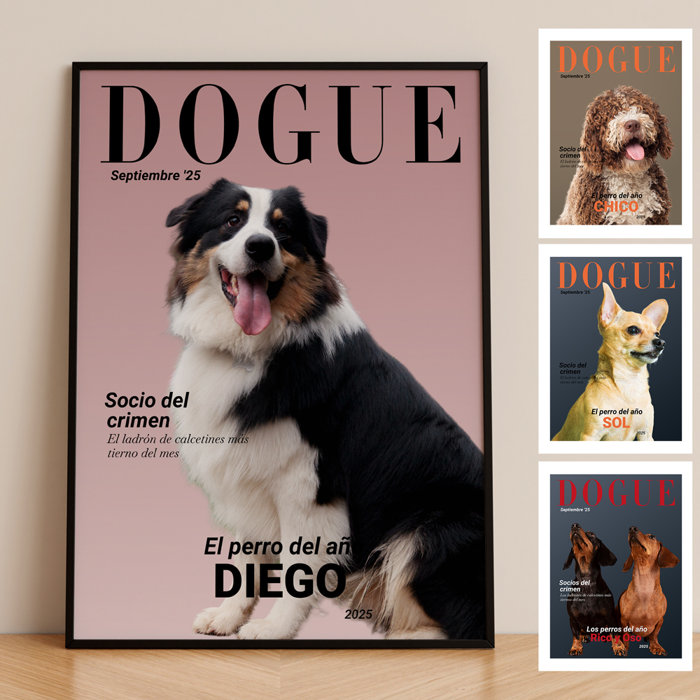 Pet Printed Facebook ad: Póster personalizado