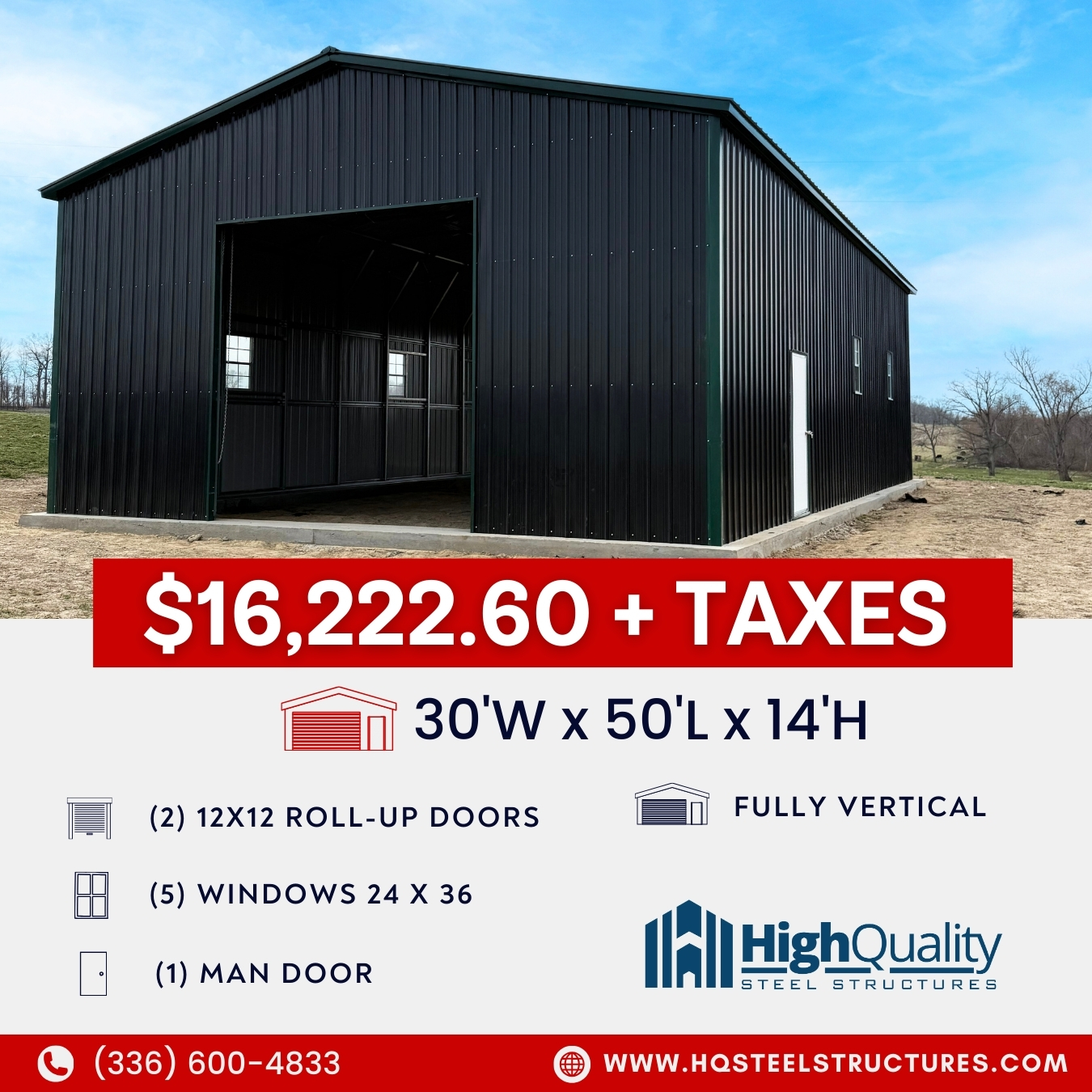 High Quality Steel Structures Facebook ad: Looking for a Metal Building That’s Built to…