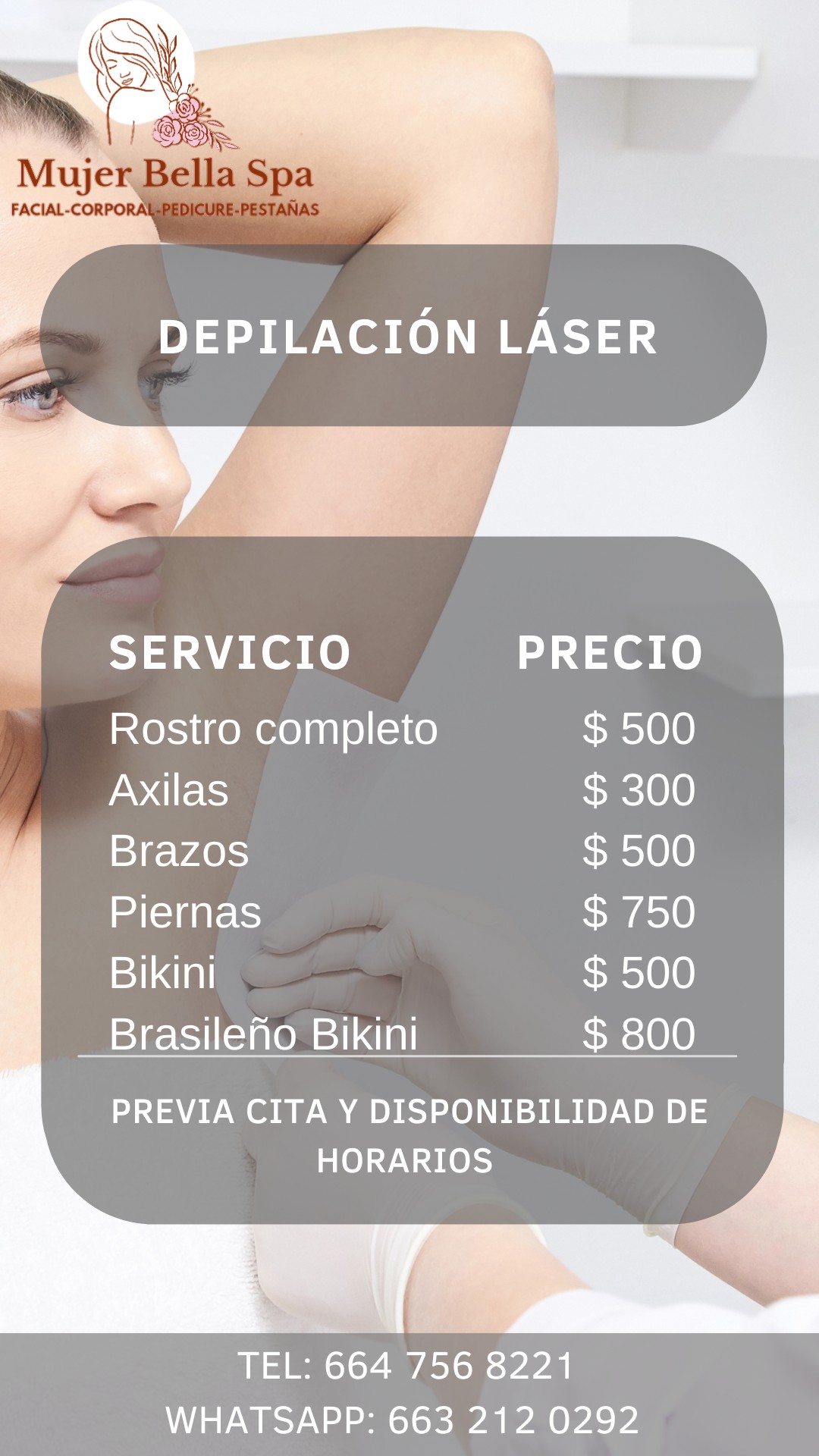 Mujer Bella Spa Facebook ad