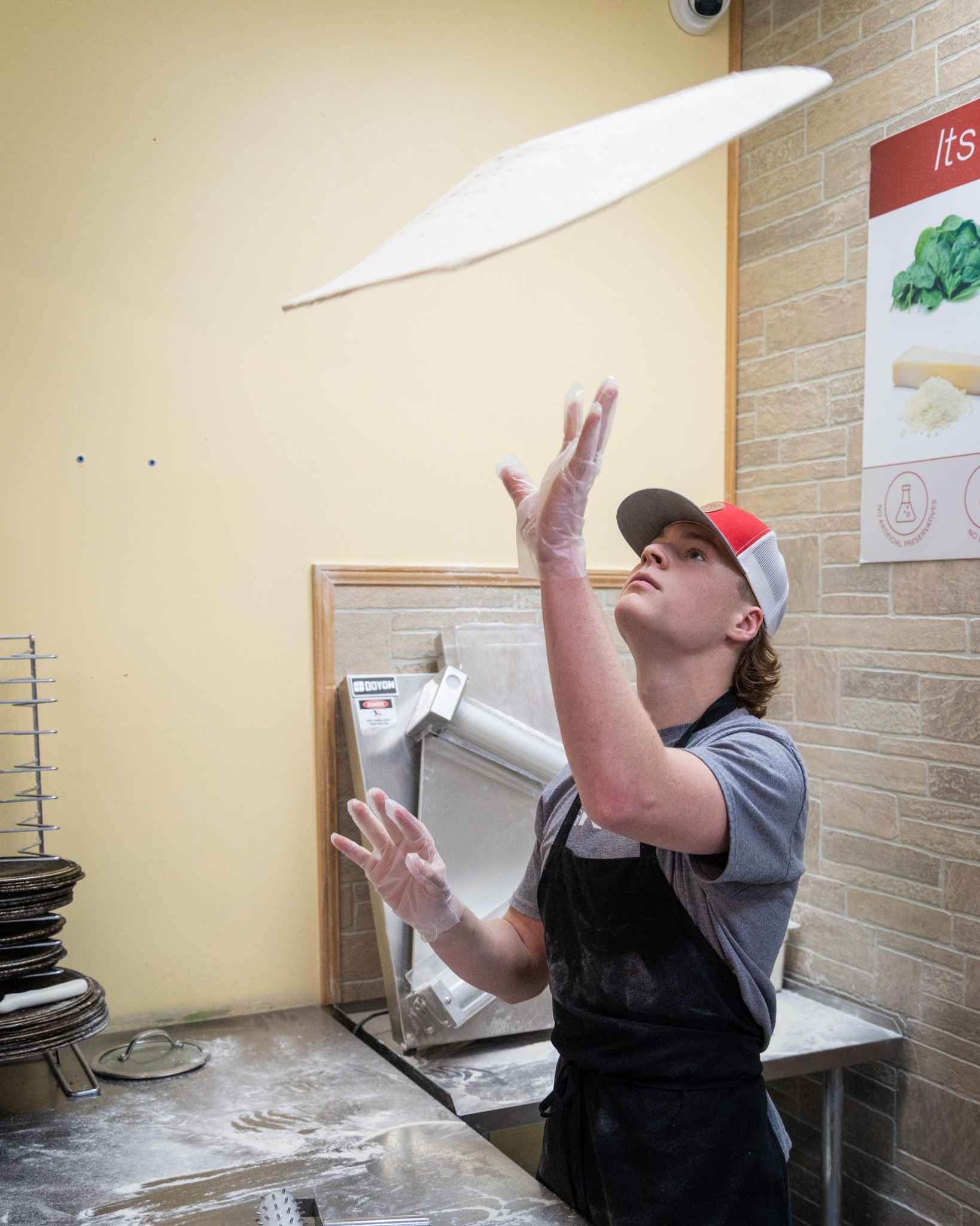 Knead Pizza Facebook ad: Real Dough. Real Simple.