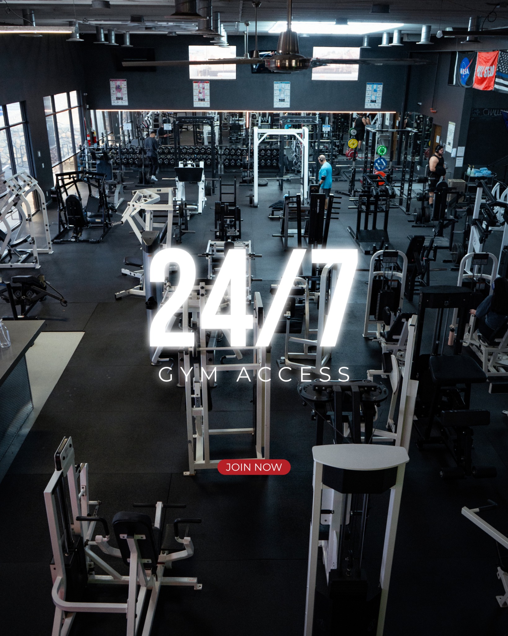 IronGrind True Fitness Facebook ad: Join us now!