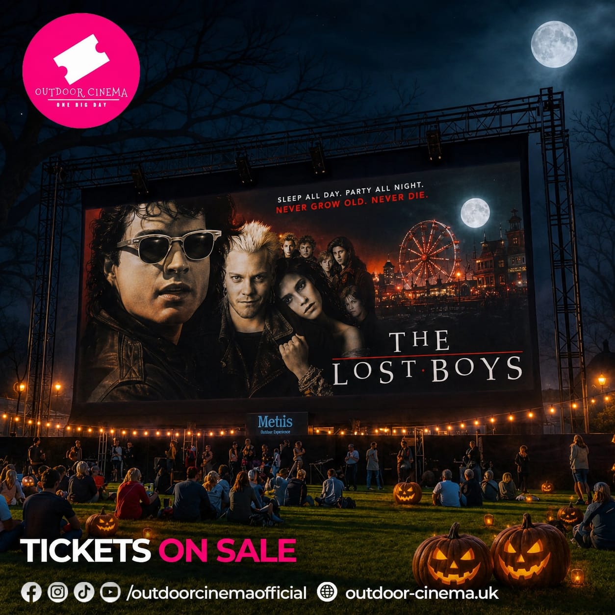 Outdoor Cinema Facebook ad
