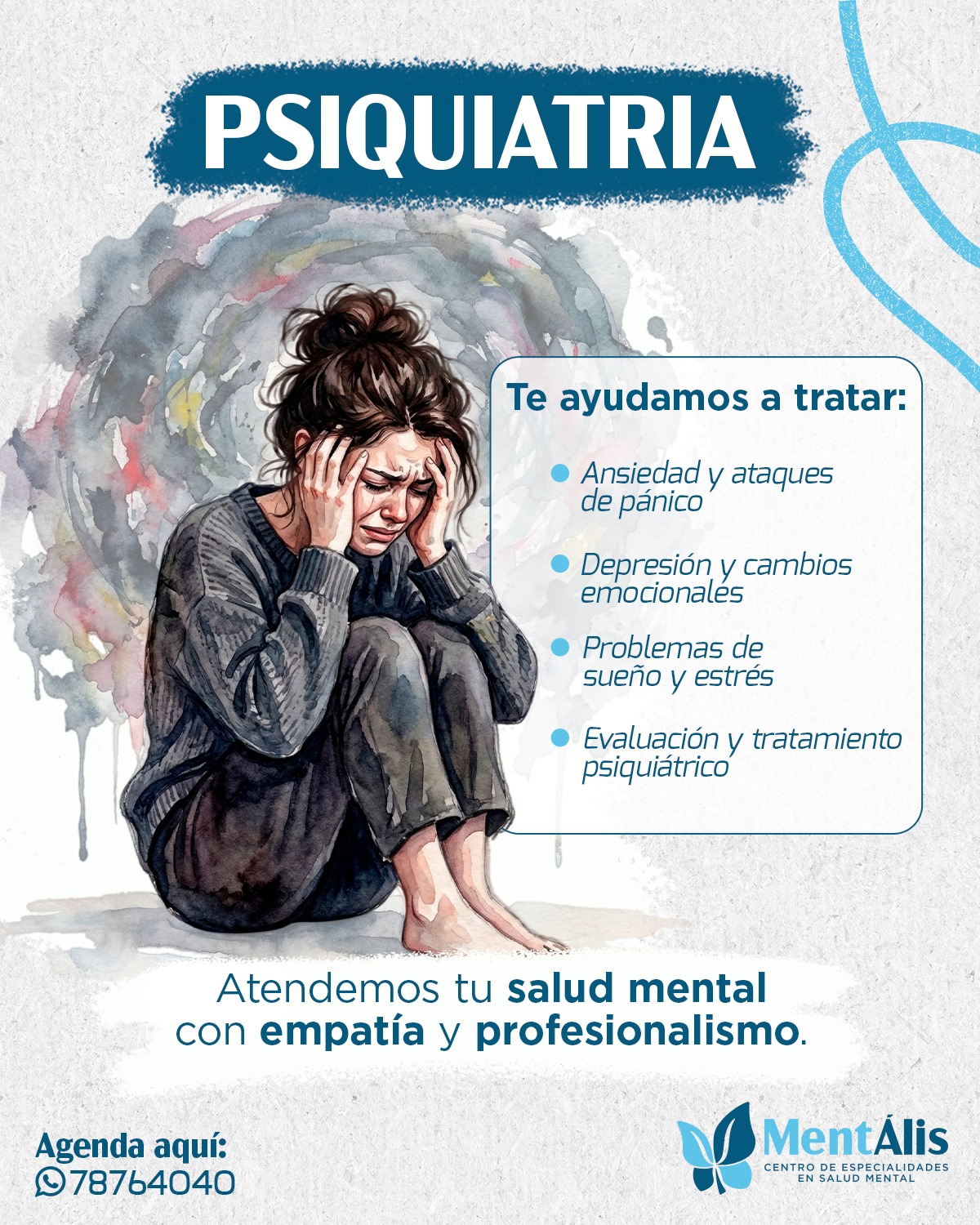 MentÁlis - Centro de Especialidades en Salud Mental Facebook ad: Agenda tu cita