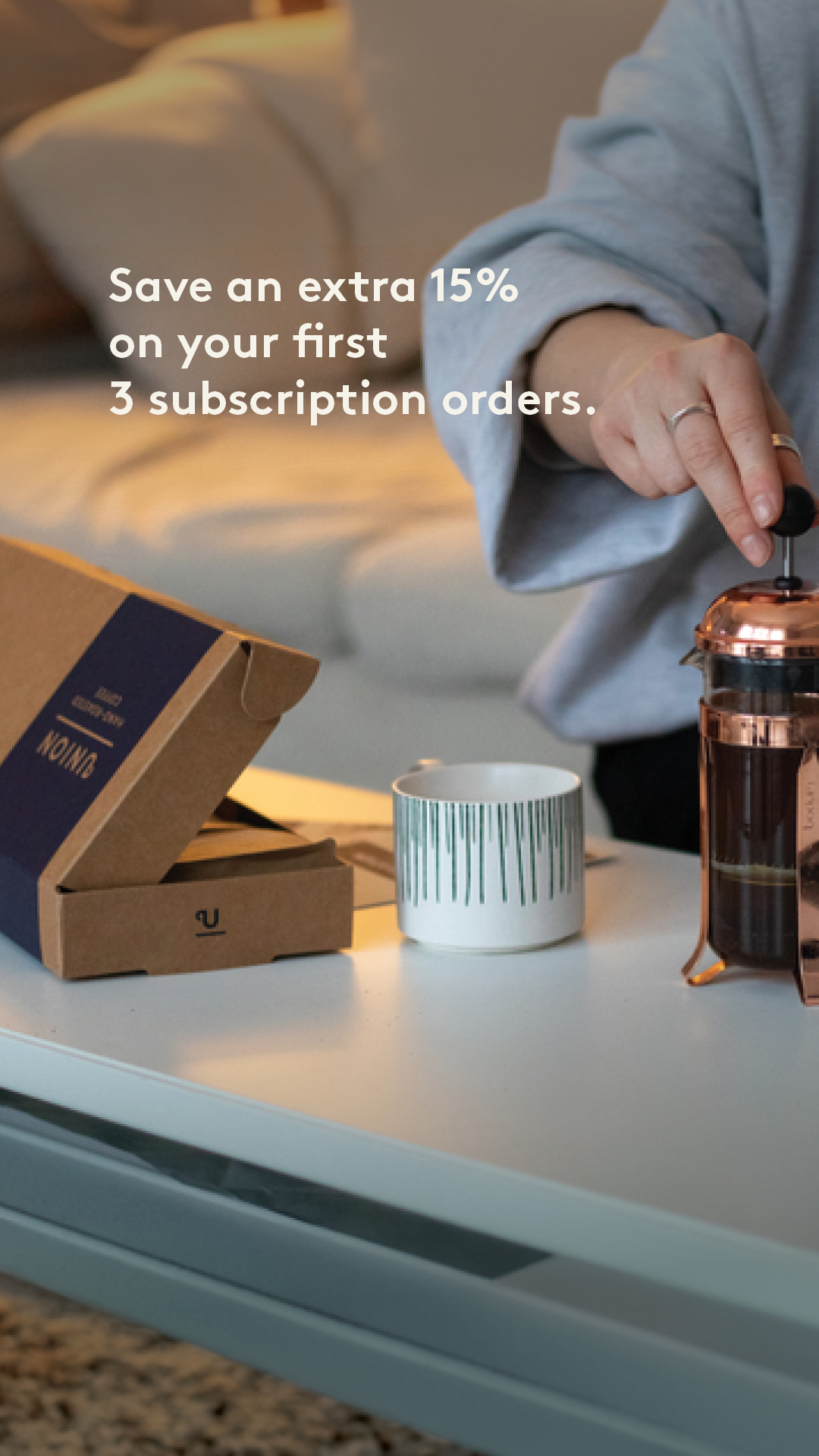 Union Hand-Roasted Coffee Facebook ad